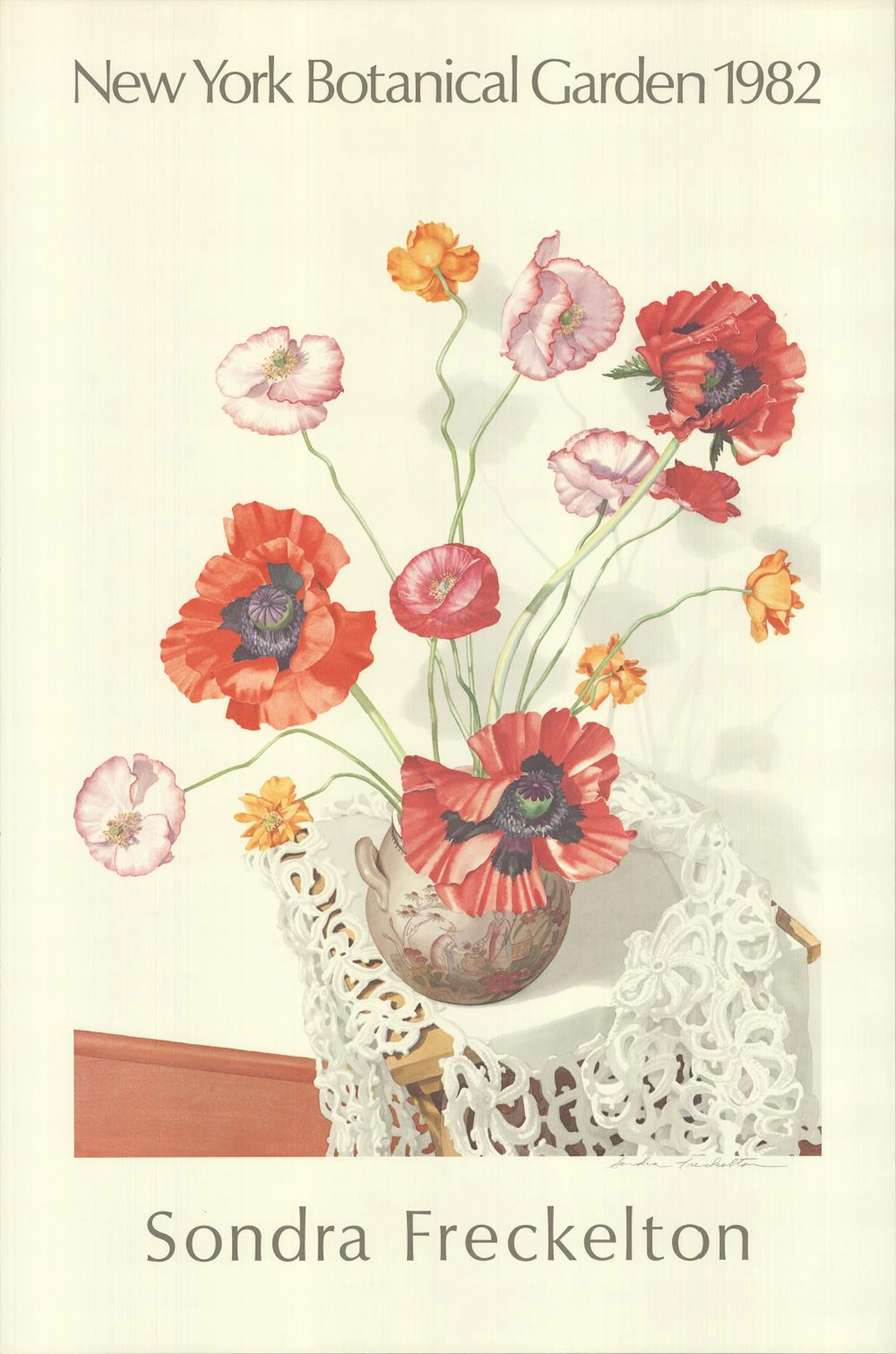 Sondra Freckelton - New York Botanical Garden - 1982 Offset Lithograph 36" x 24"