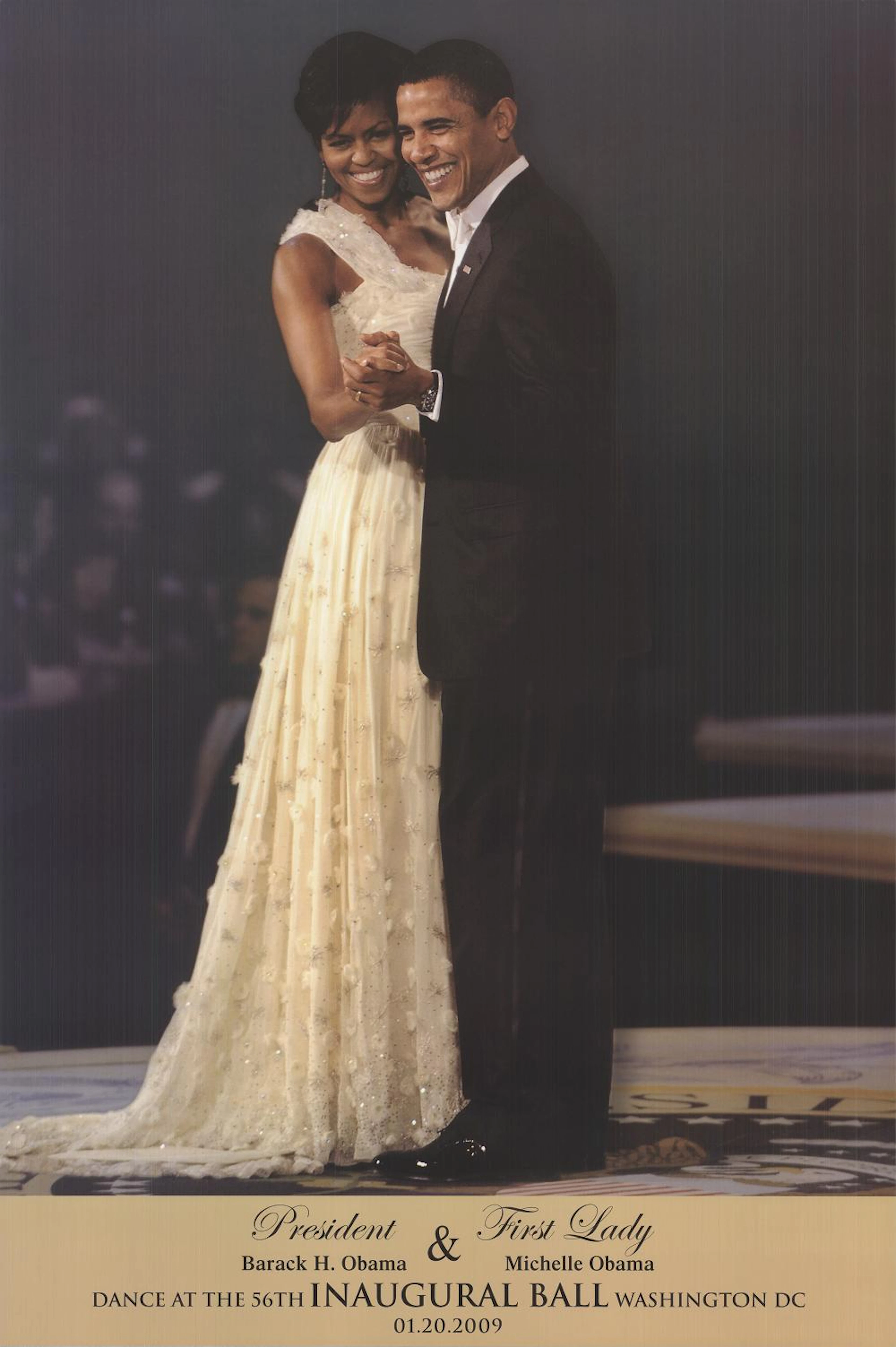 Barack and Michelle Obama - 2009 Offset Lithograph 36" x 24"