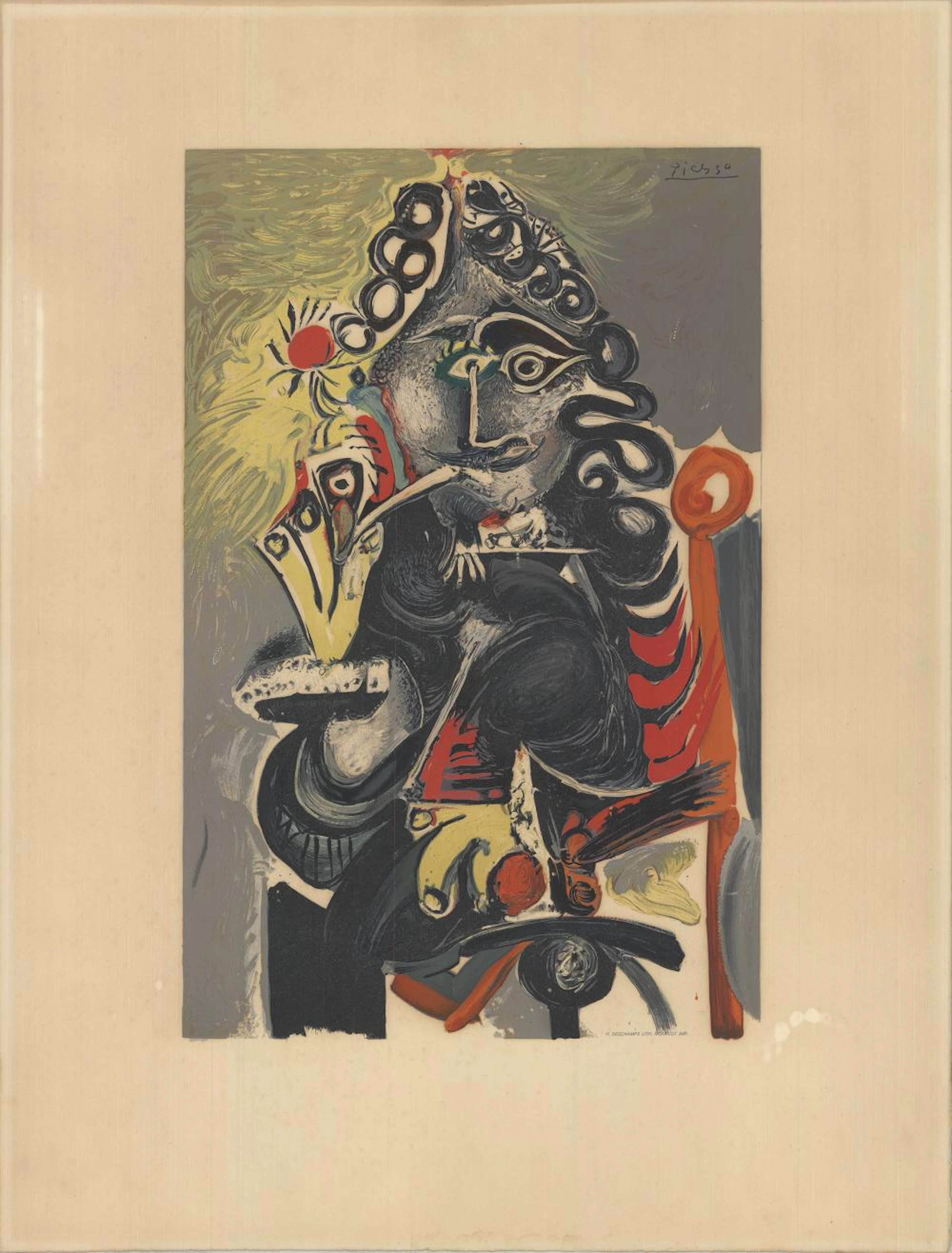 Pablo Picasso - Le Mousquetaire - 1968 Lithograph 25.5" x 19.5"