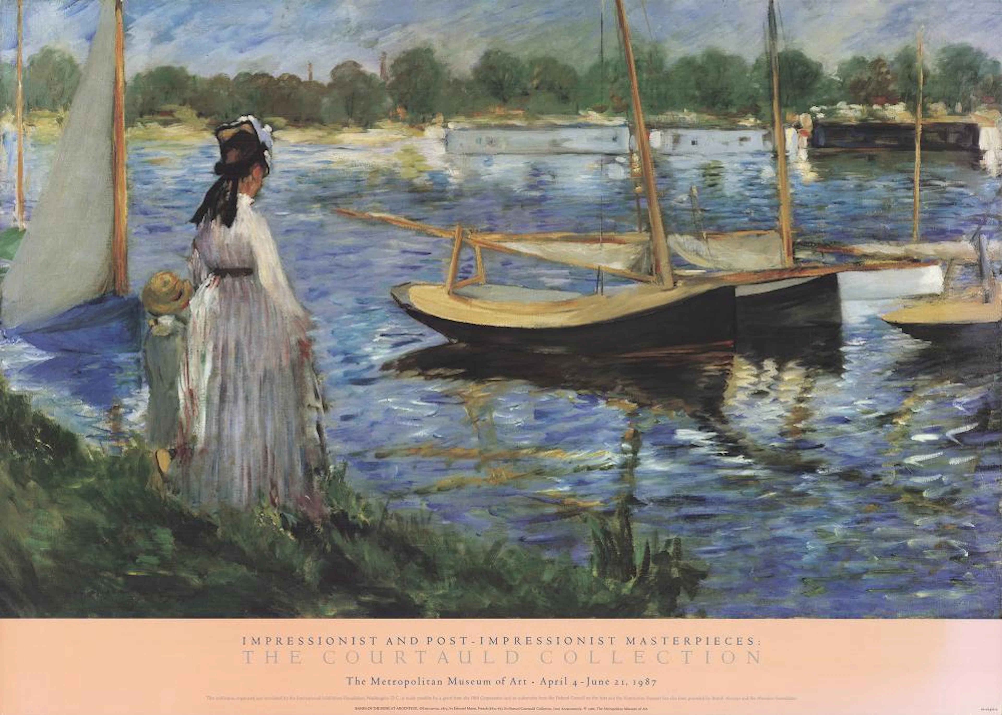 Edouard Manet - Banks of the Seine at Argenteuil - 1986...