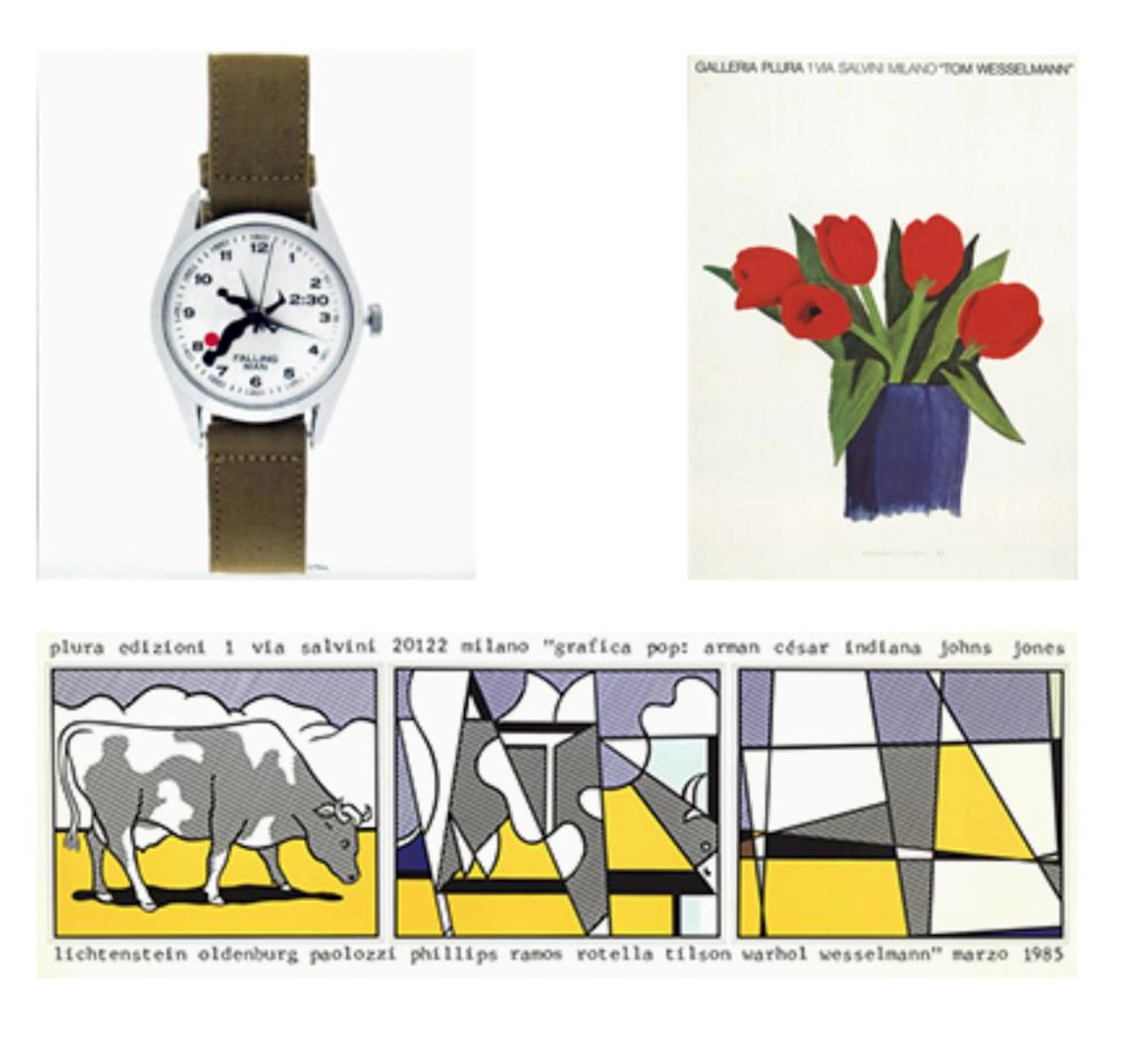 Bundle- 3 Assorted 1985 POP ART ORIGINAL Posters