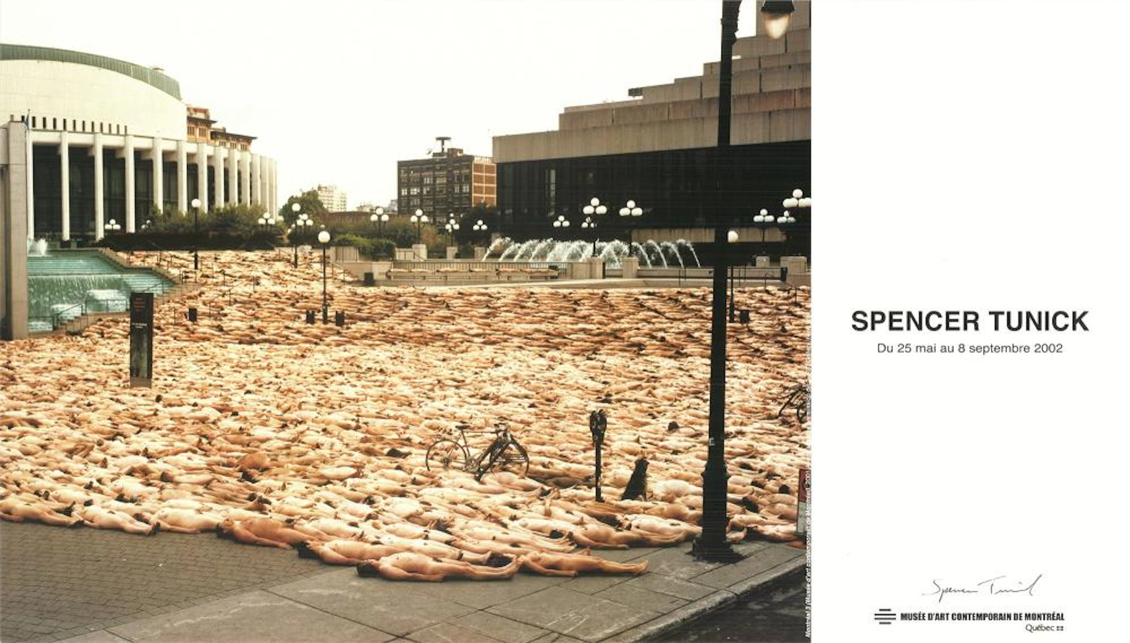 Spencer Tunick - Montreal 3 - 2002 Offset Lithograph - SIGNED 16" x 28"