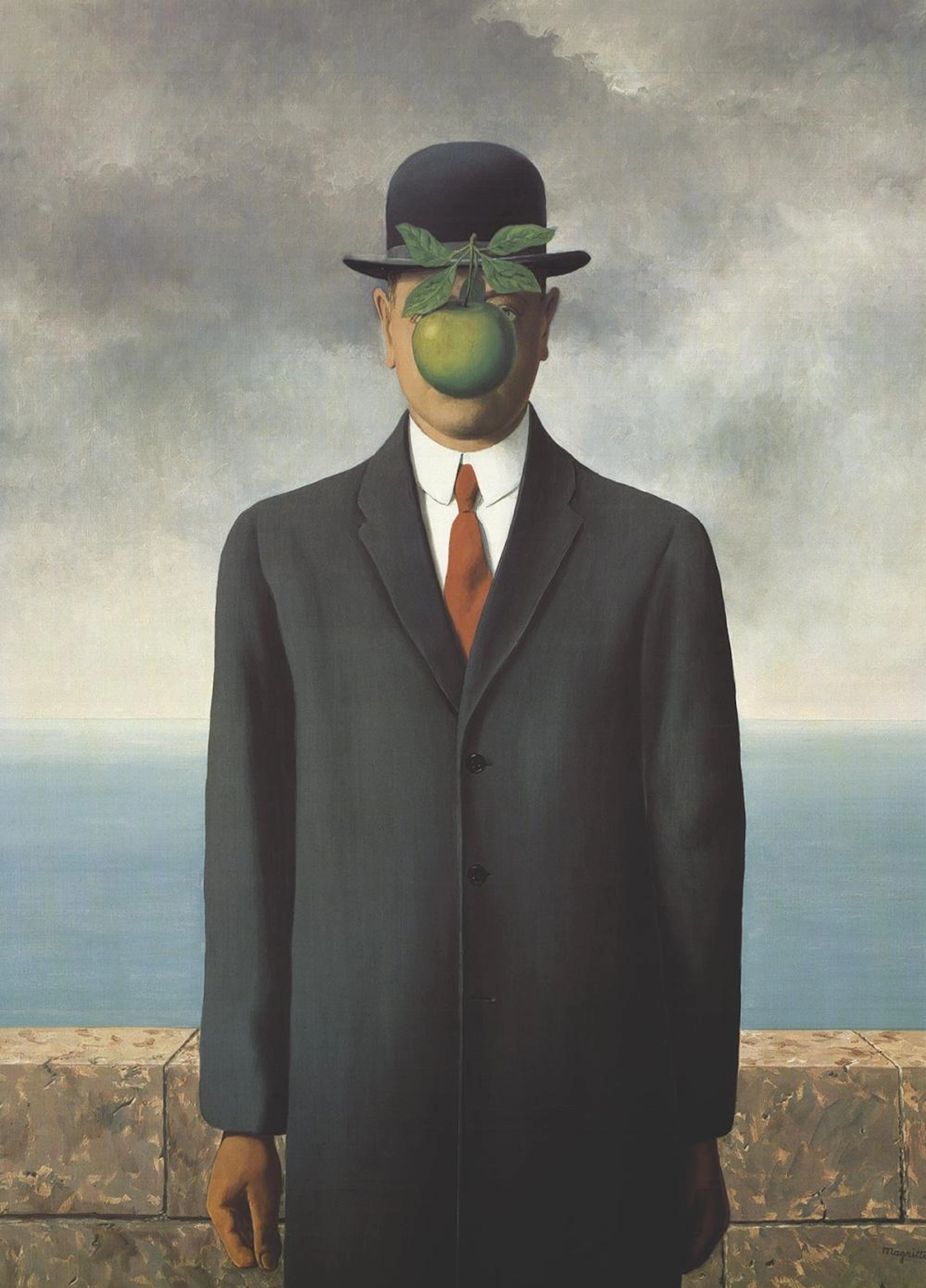25 Rene Magritte 2014 Son of Man (No border) Posters