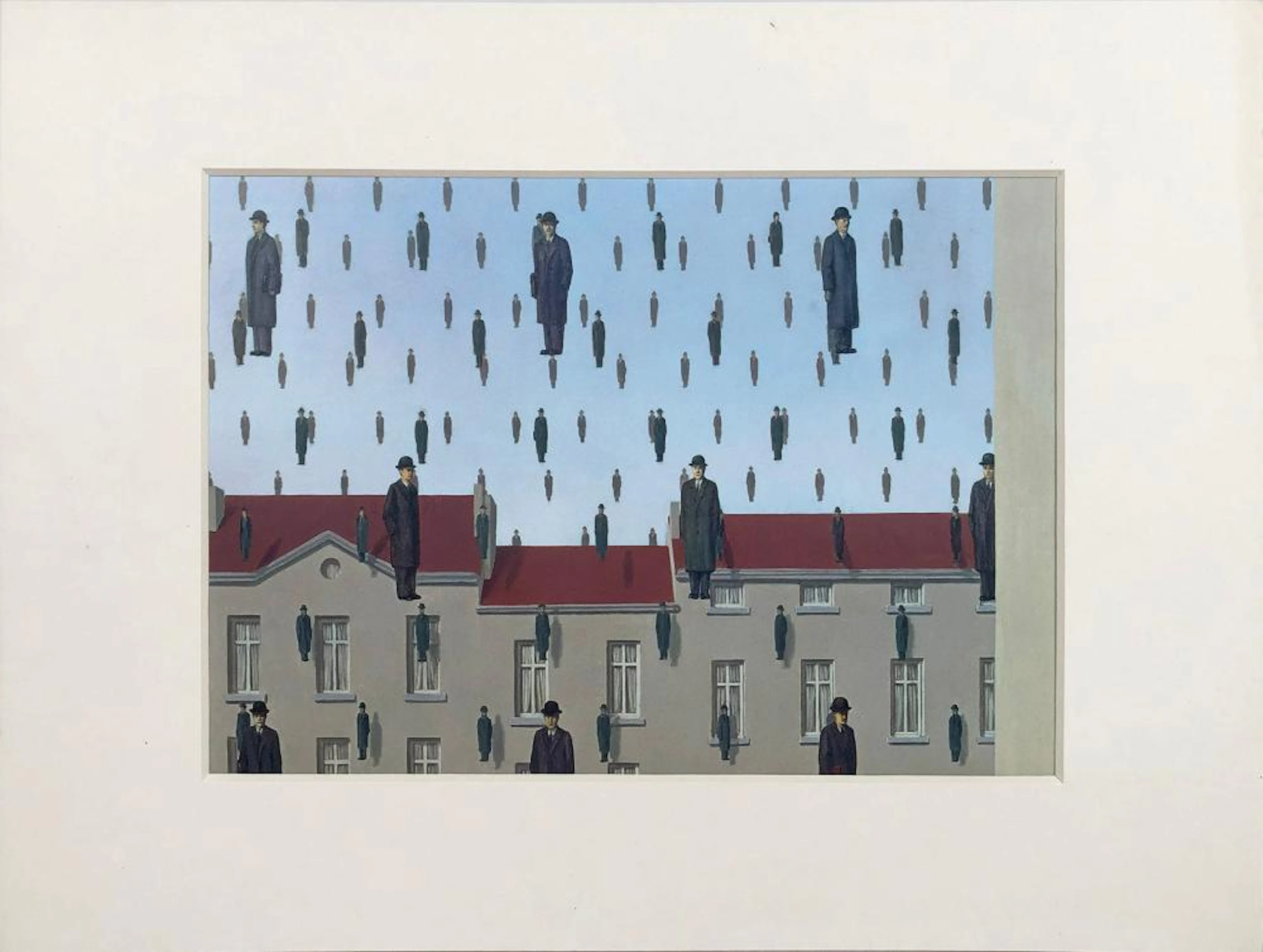 21 Rene Magritte 2012 Golconde Matted Frame & Prints