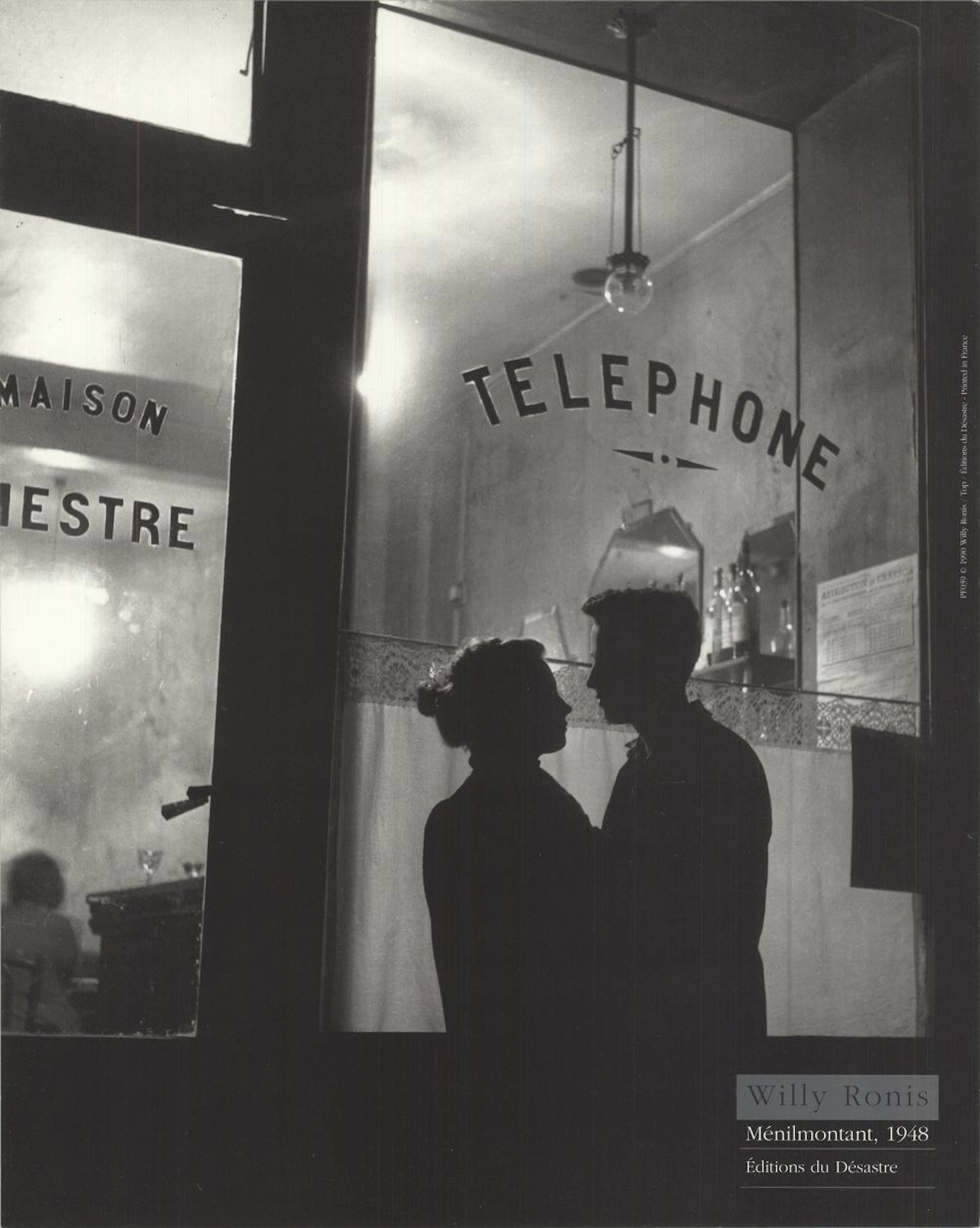 Willy Ronis - Menilmontant - 1990 Offset Lithograph 12" x 9.5"