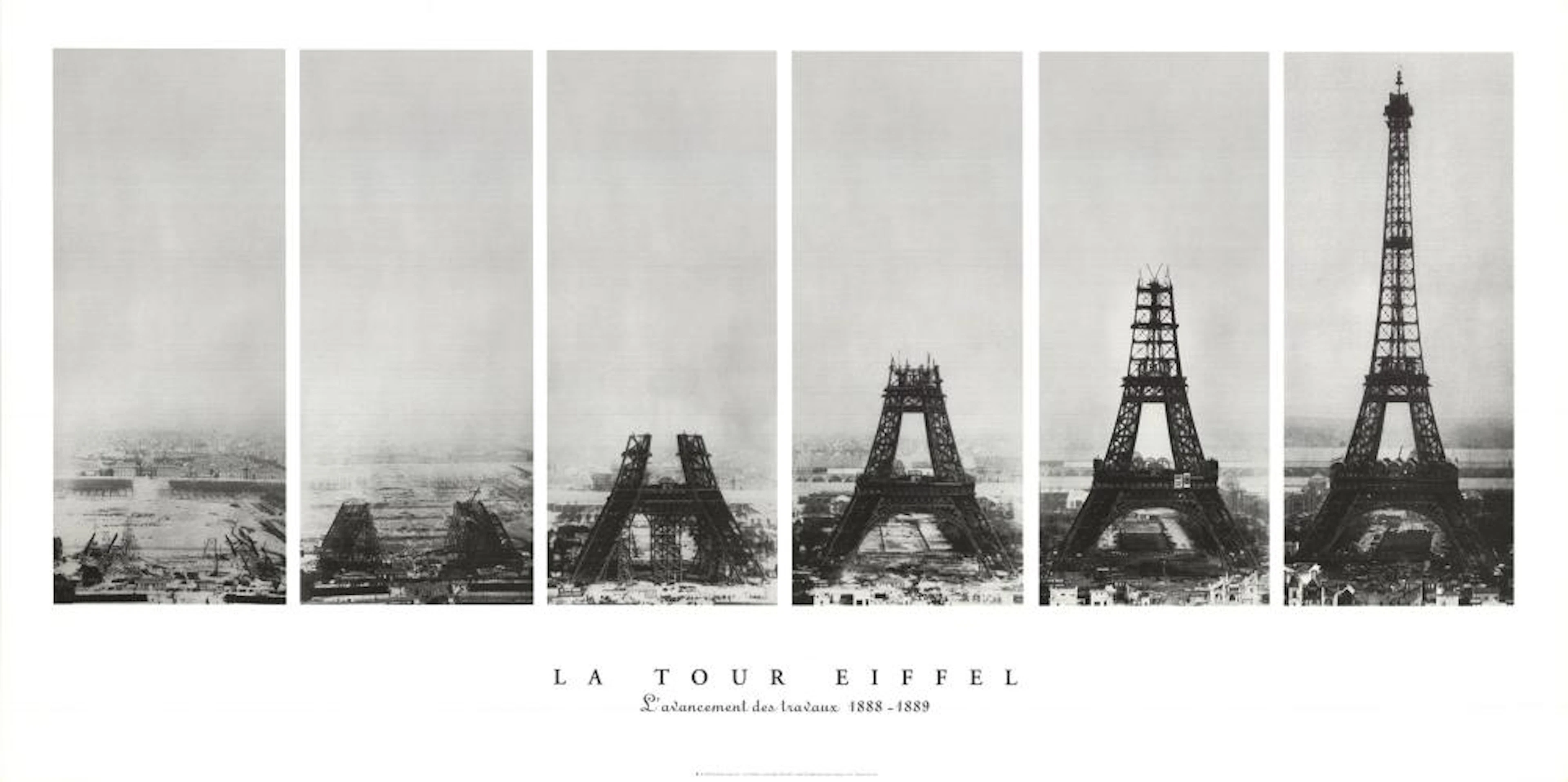 Boyer Viollet - La Tour Eiffel - 1998 Offset Lithograph 20" x 40"