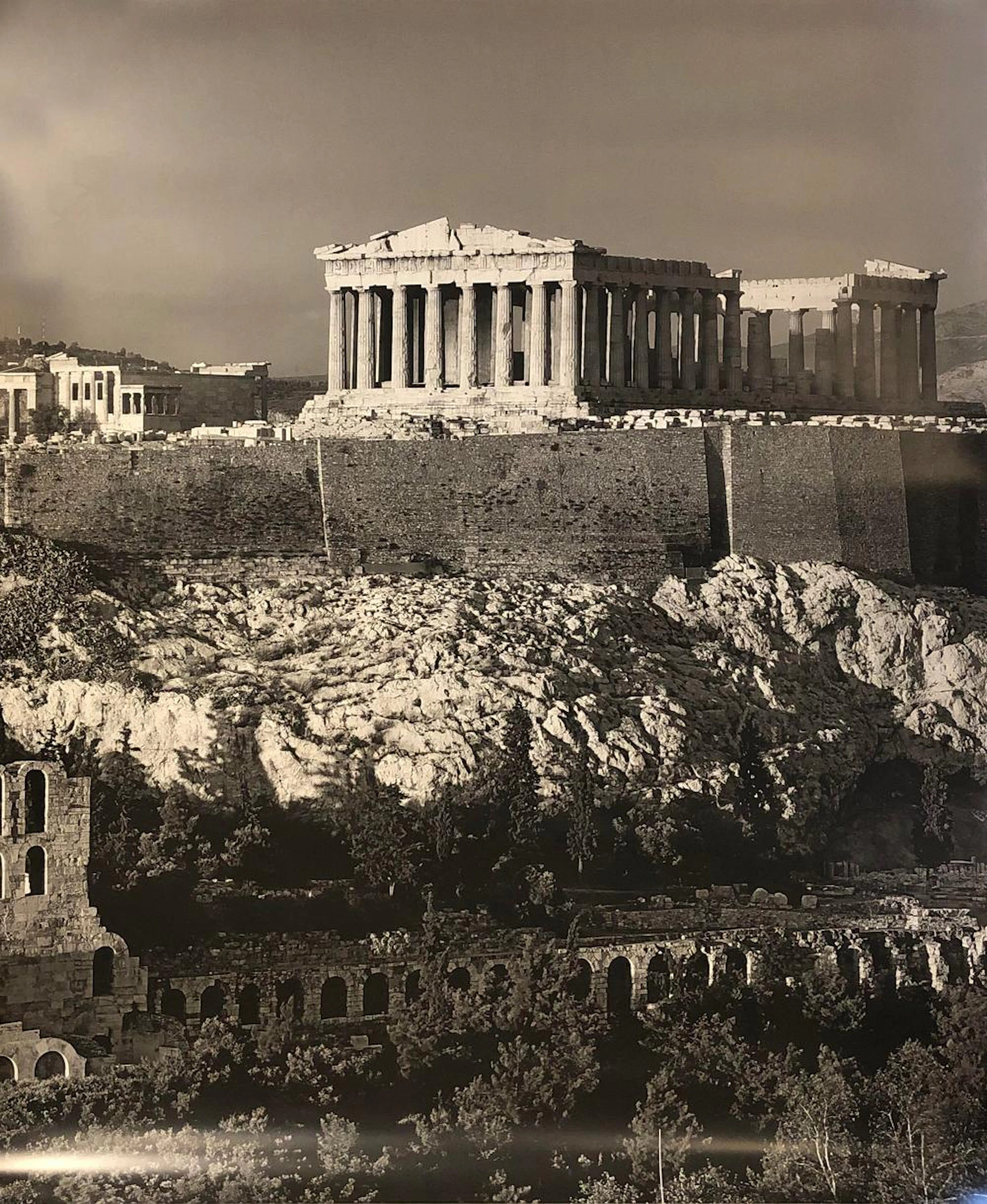Huber R. Schmid - The Acropolis, Athens - 2000 Offset Lithograph 72" x 54"