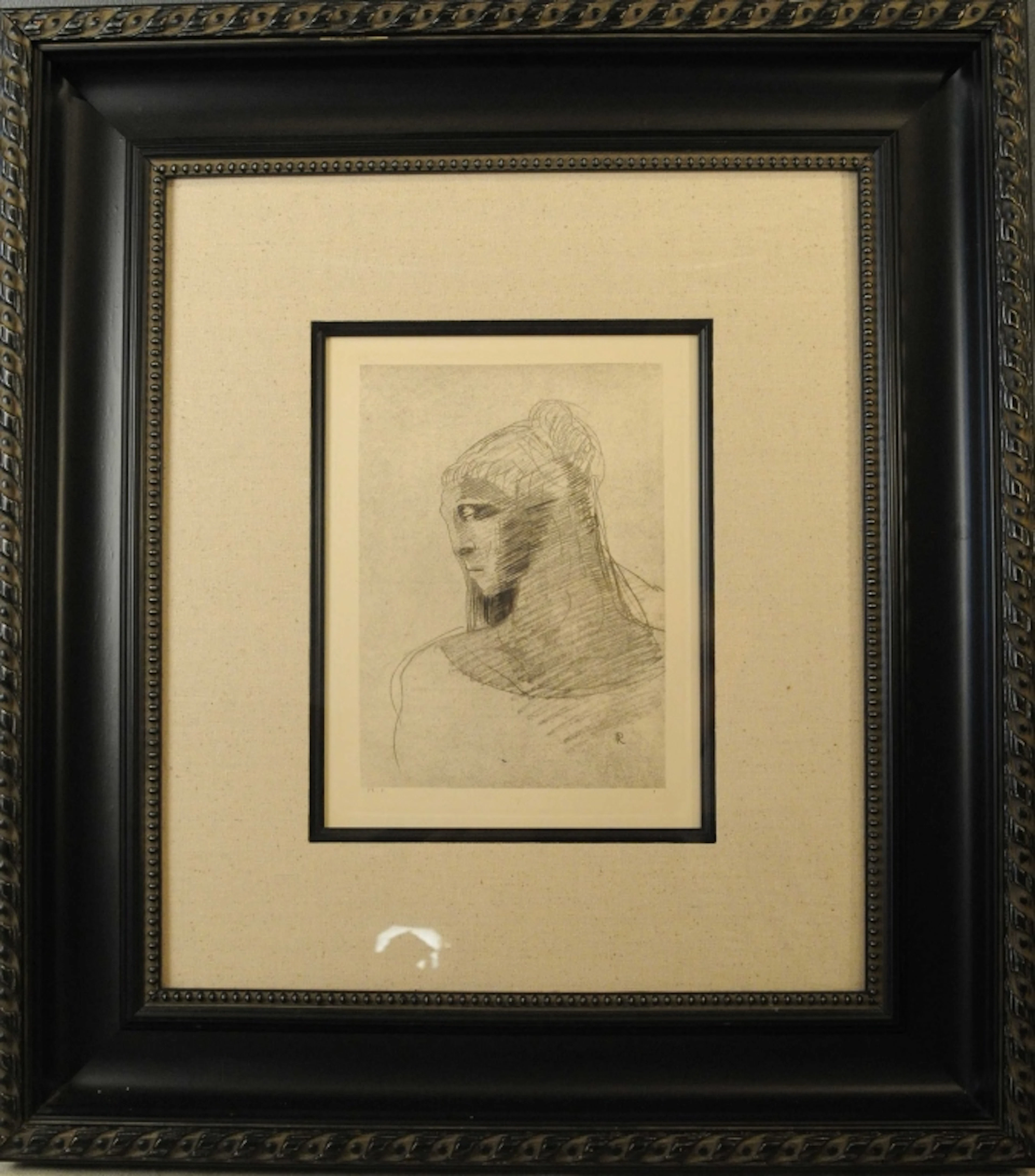 Odilon Redon ( 1840-1916) Etching