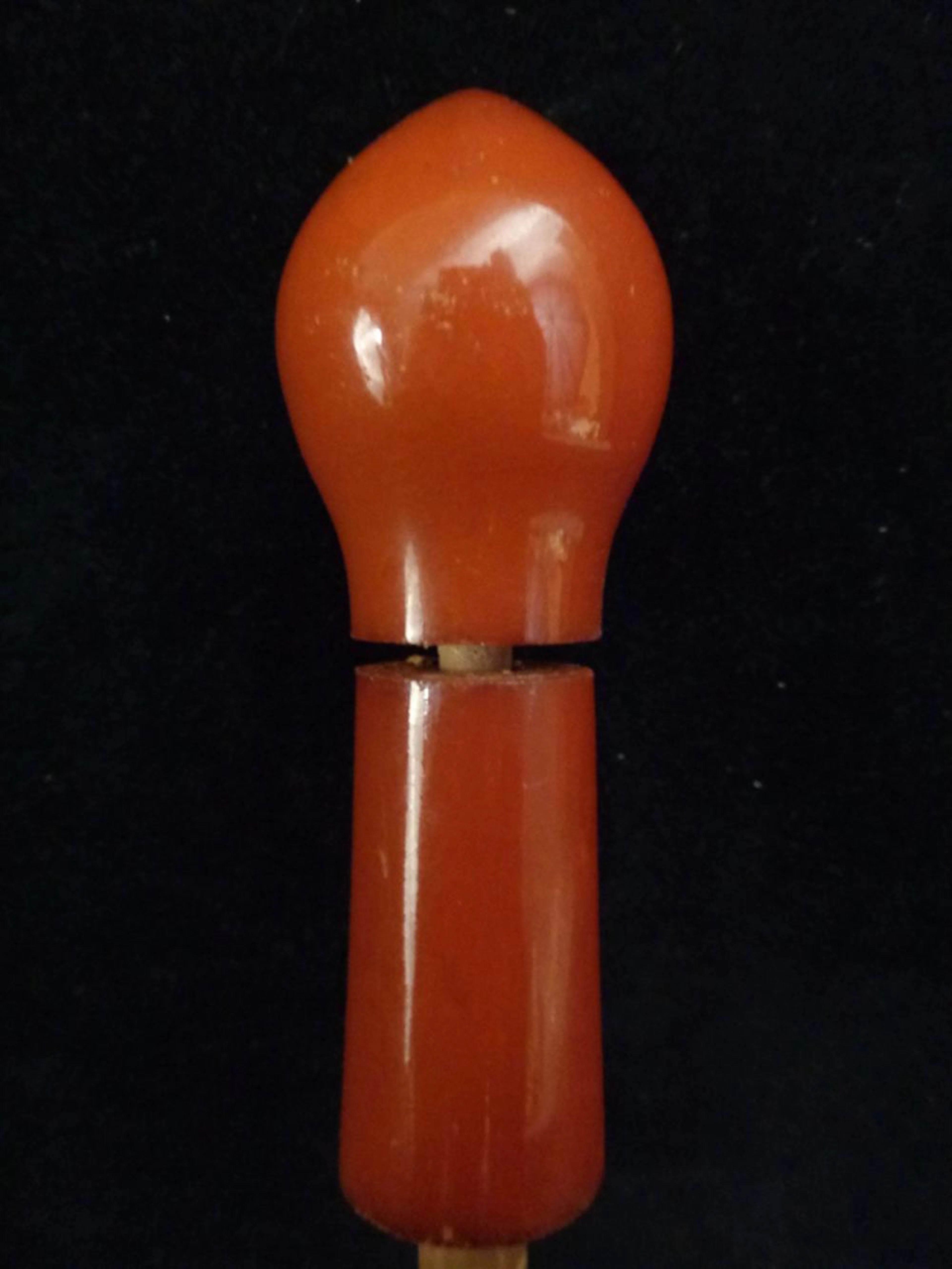 Antique Amber Ottoman Turkish Hookah Mouthpiece