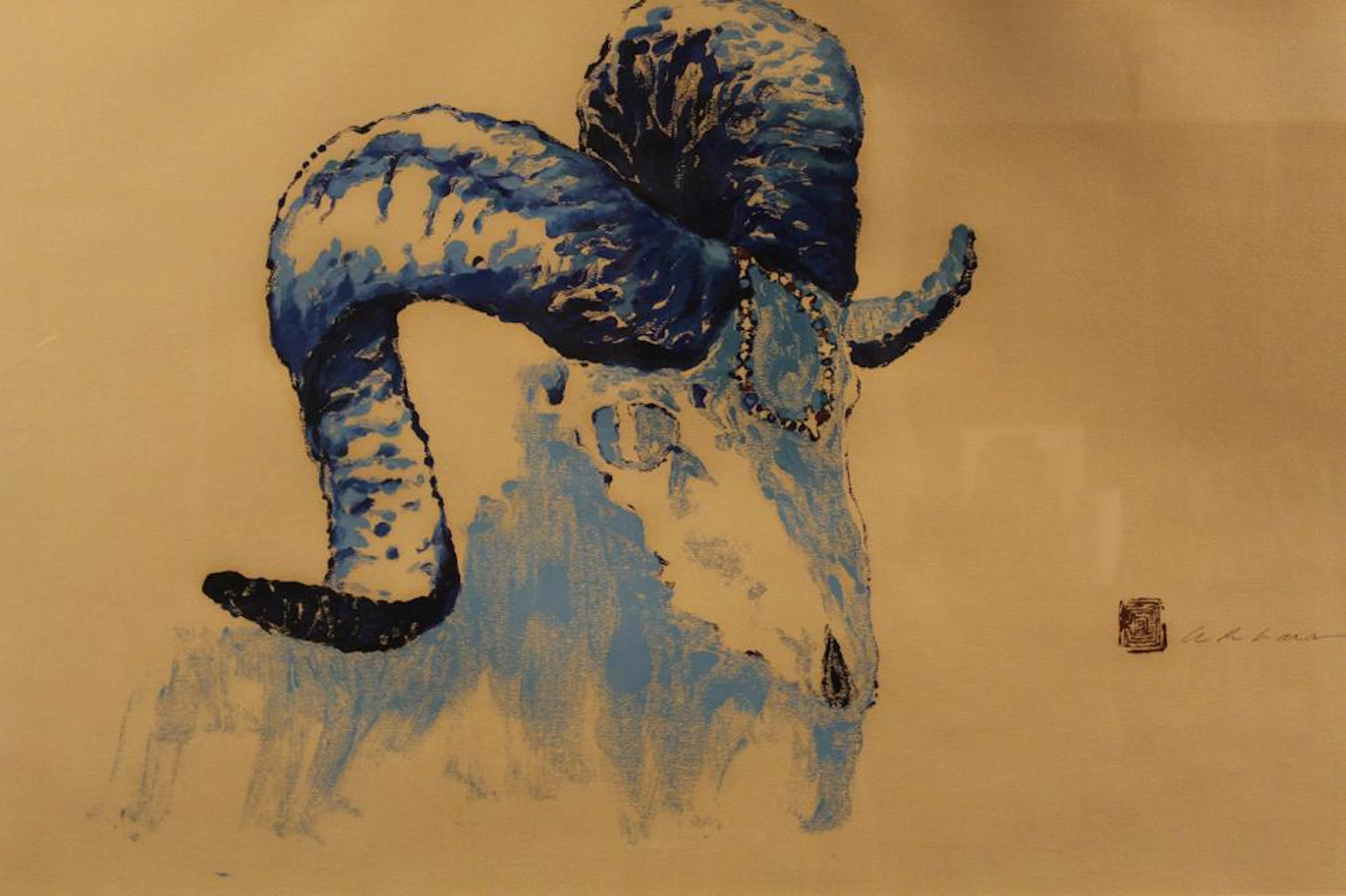 Armond Lara (b. 1939) Mixed Media on Paper