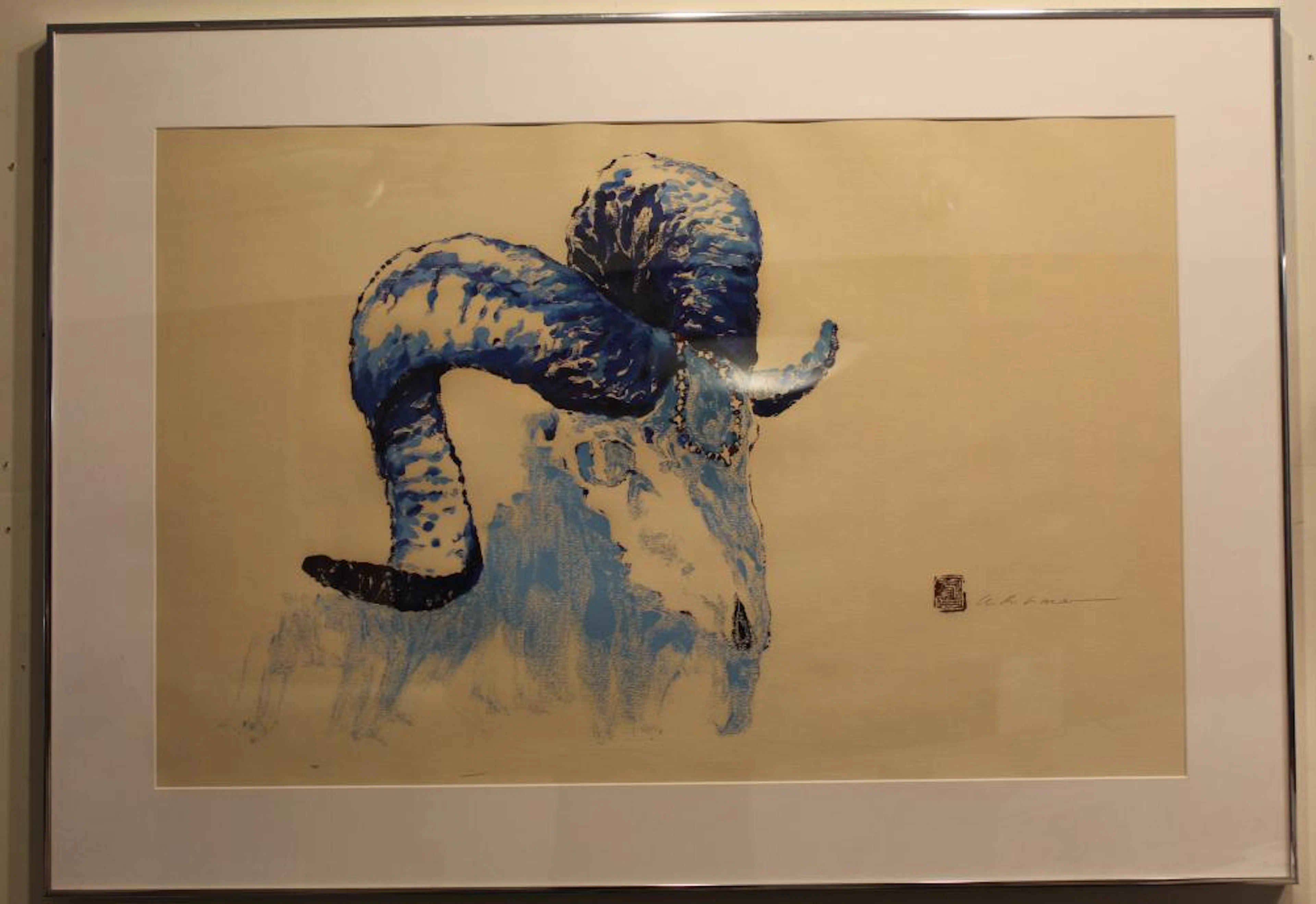 Armond Lara (b. 1939) Mixed Media on Paper