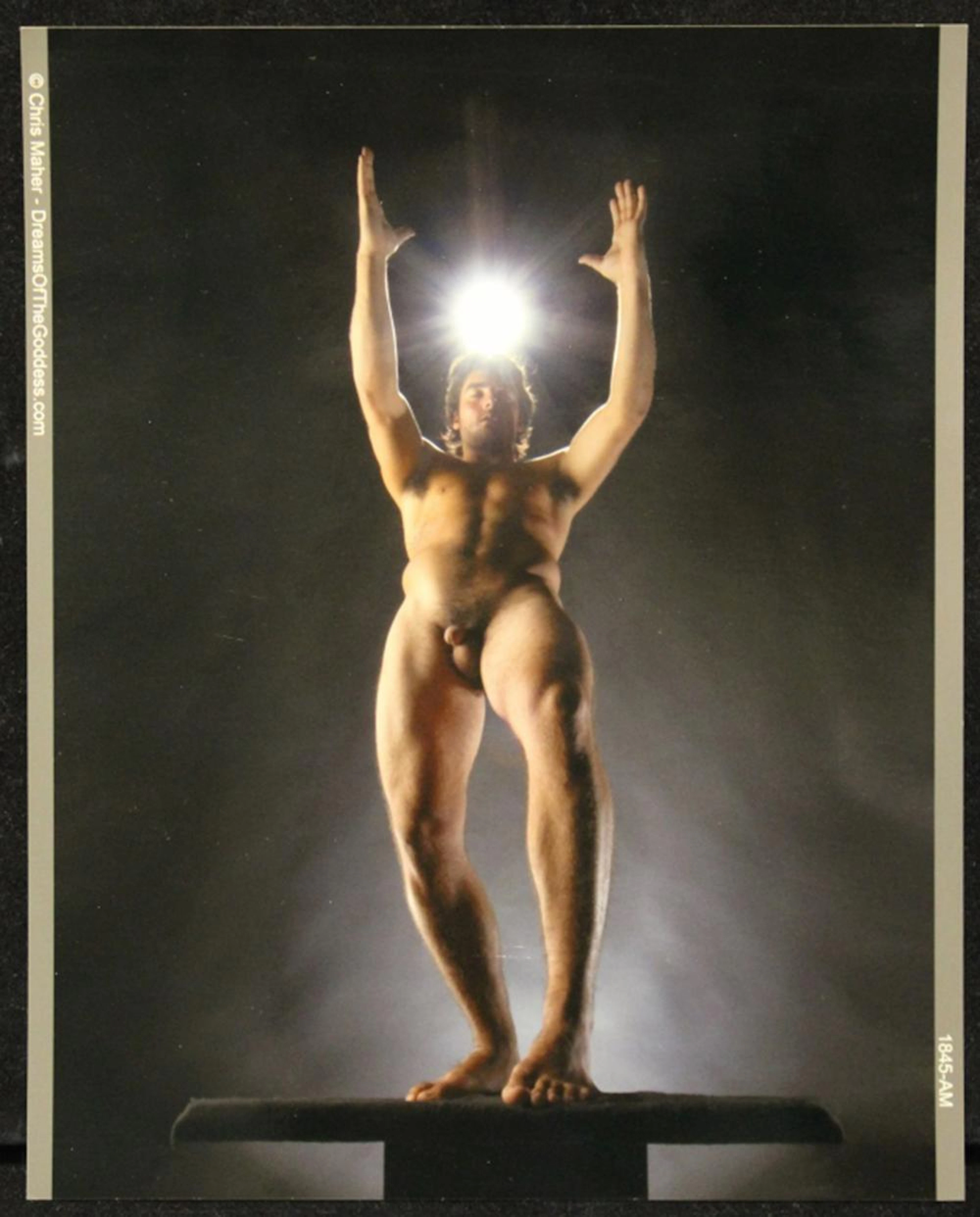 Signed Chris Maher Male Nude Photograph