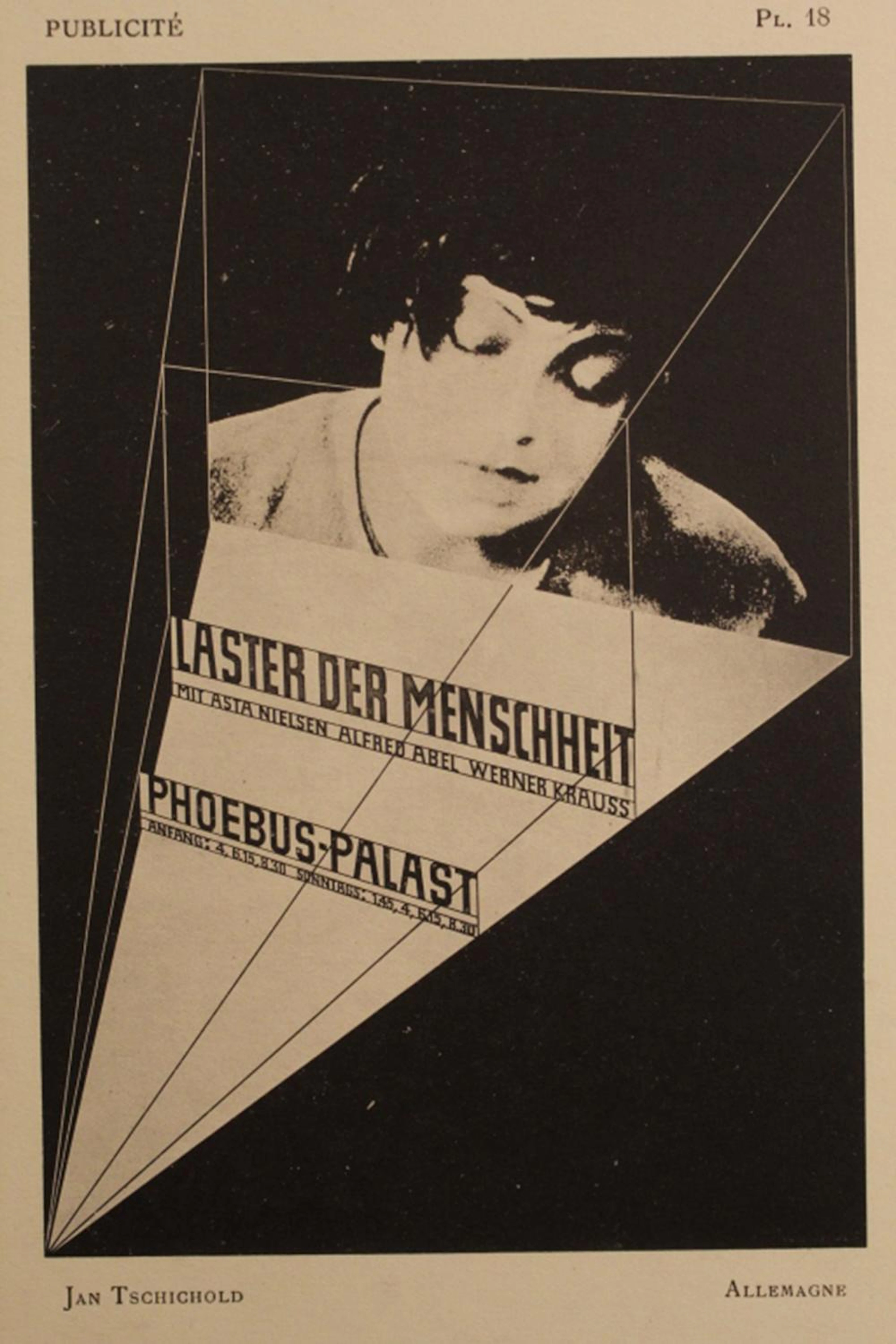 1929 Jan Tschichold / Moreau Collotype Print
