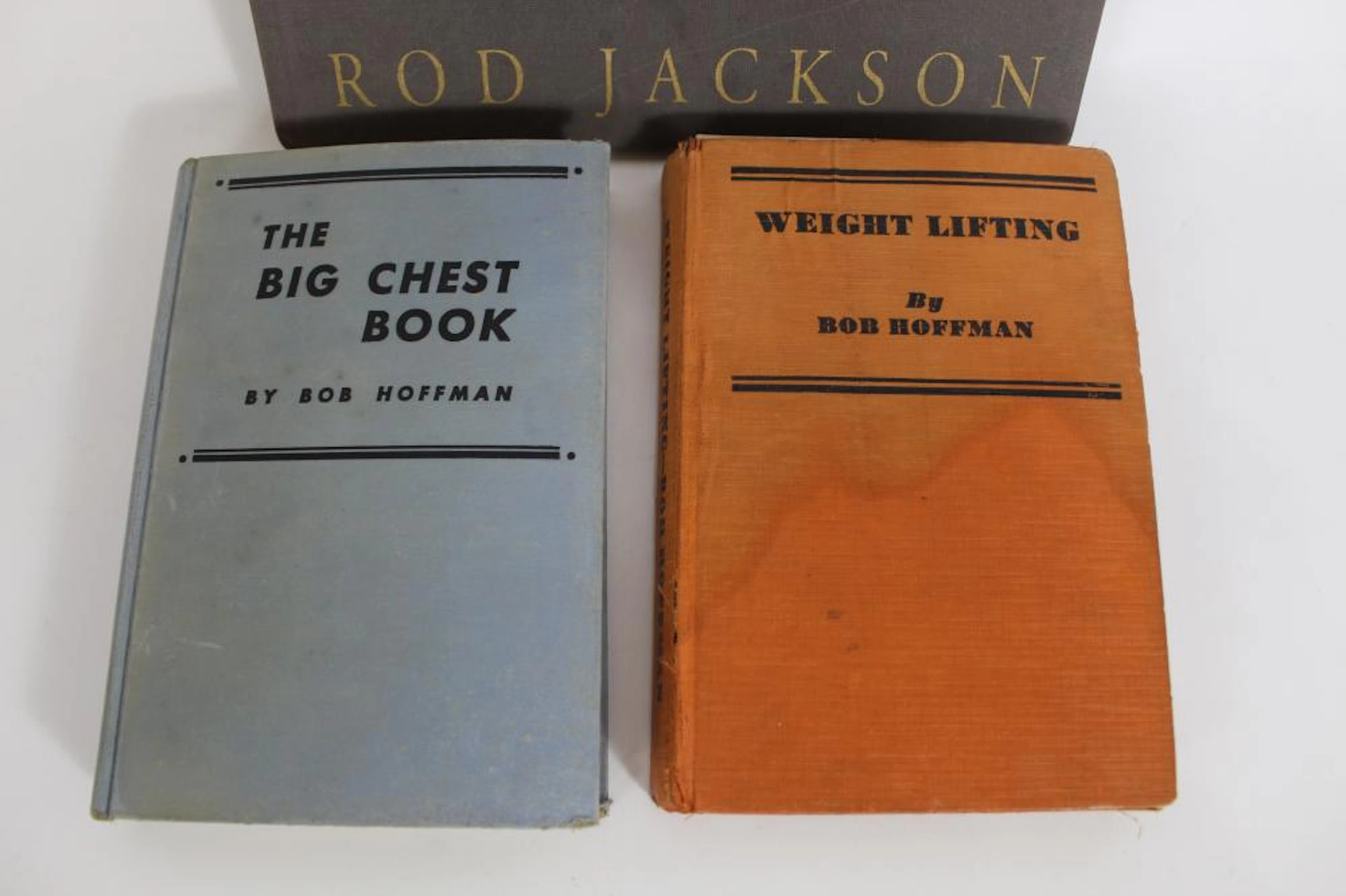 Signed Bob Hoffman John Grimek Bodybuilding Books