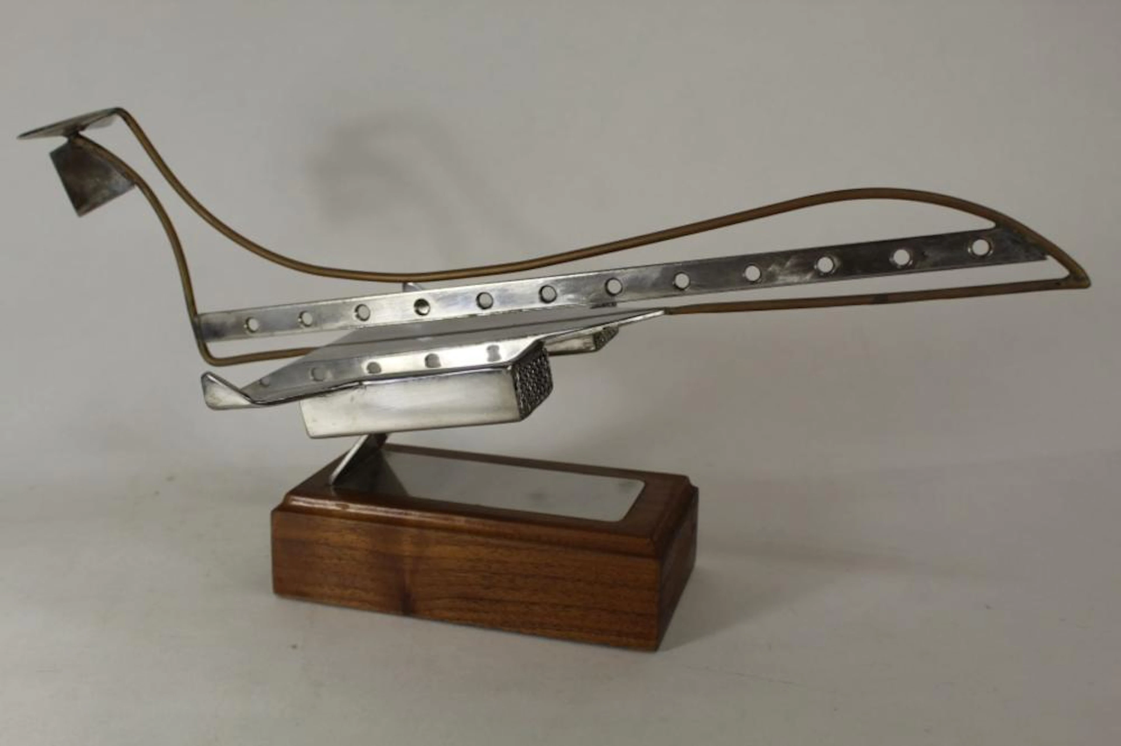 Mid Century Jet Airplane Sculpture