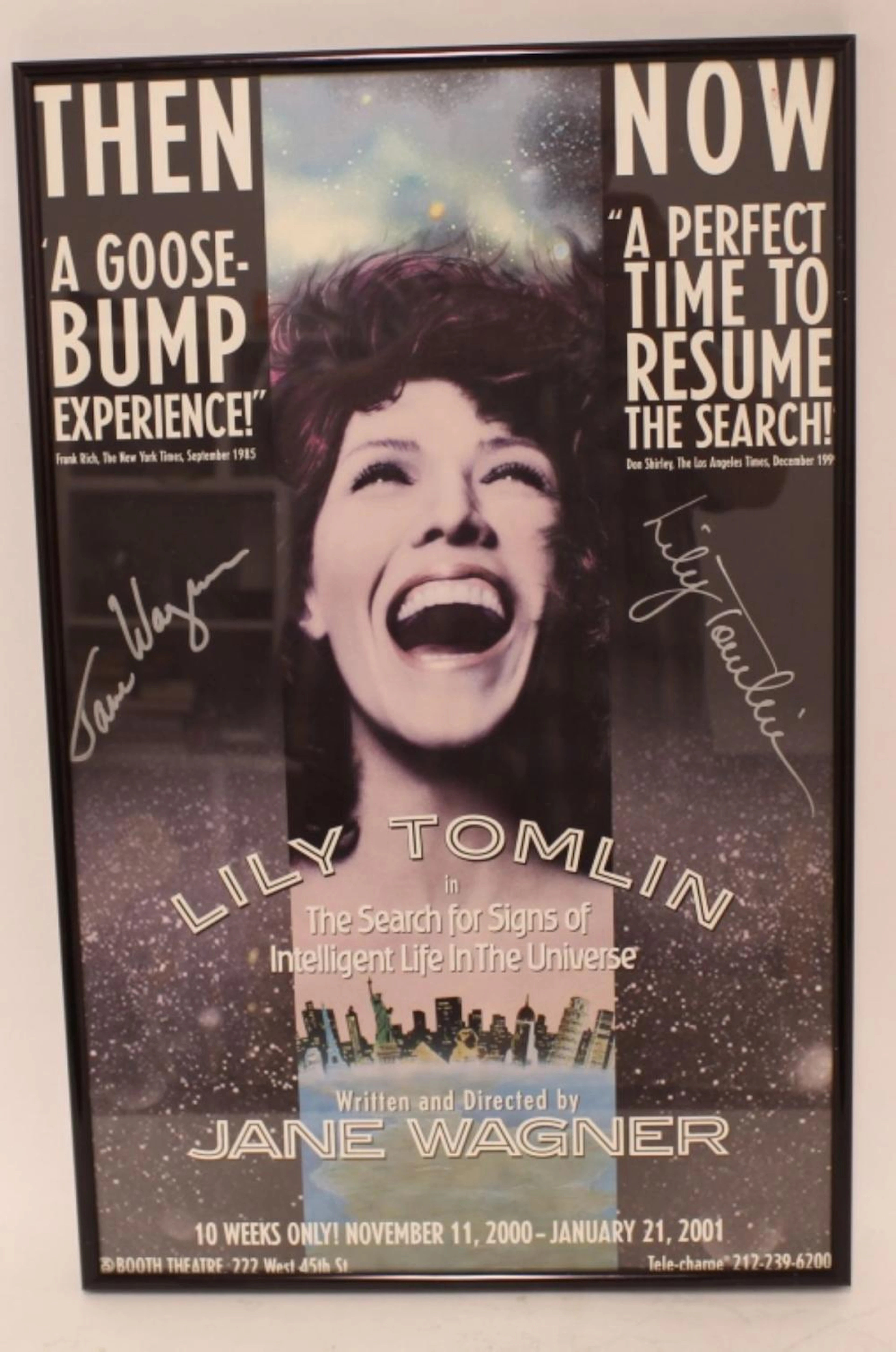 Lily Tomlin Signed Broadway Show Poster