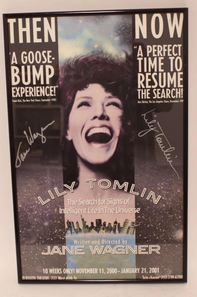 Lily Tomlin Signed Broadway Show Poster