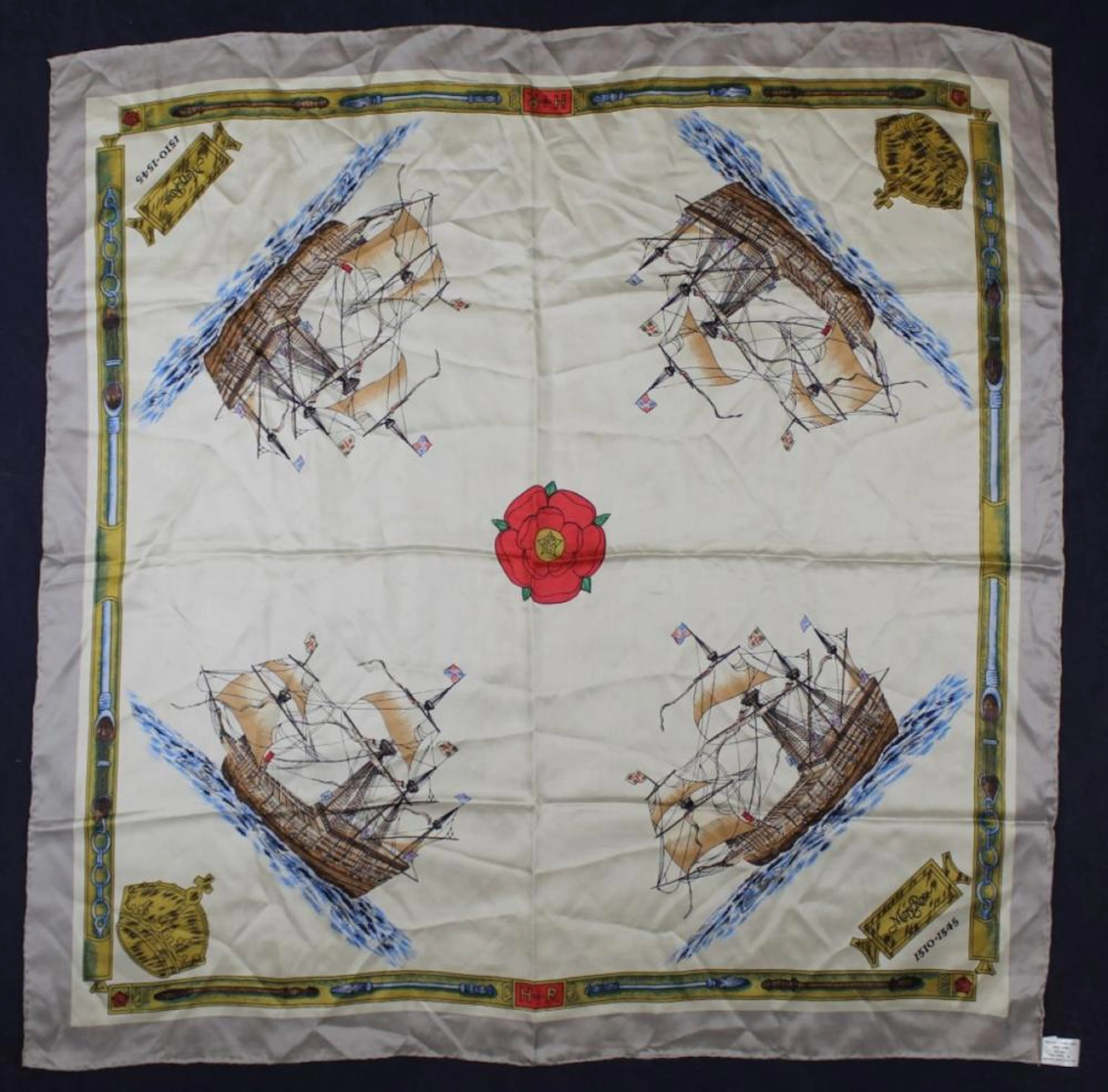 Mary Rose Ship of Henry VIII Silk Scarf