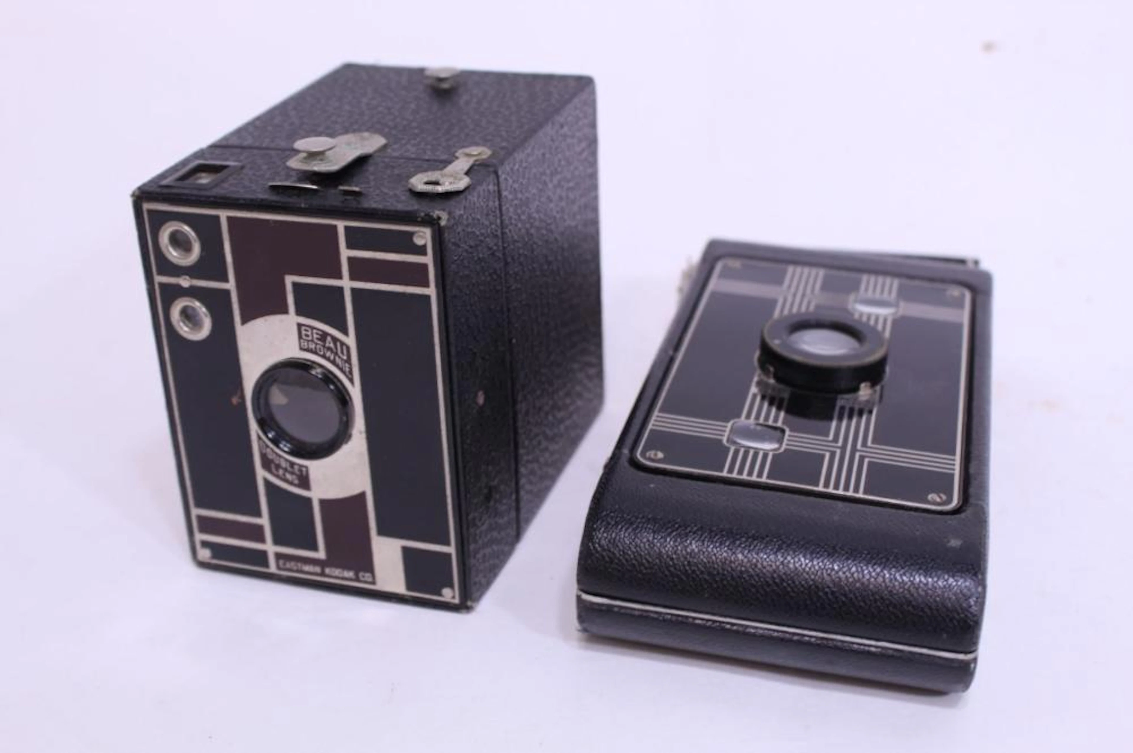 Kodak Beau Brownie Deco & Jiffy Six 16 Cameras