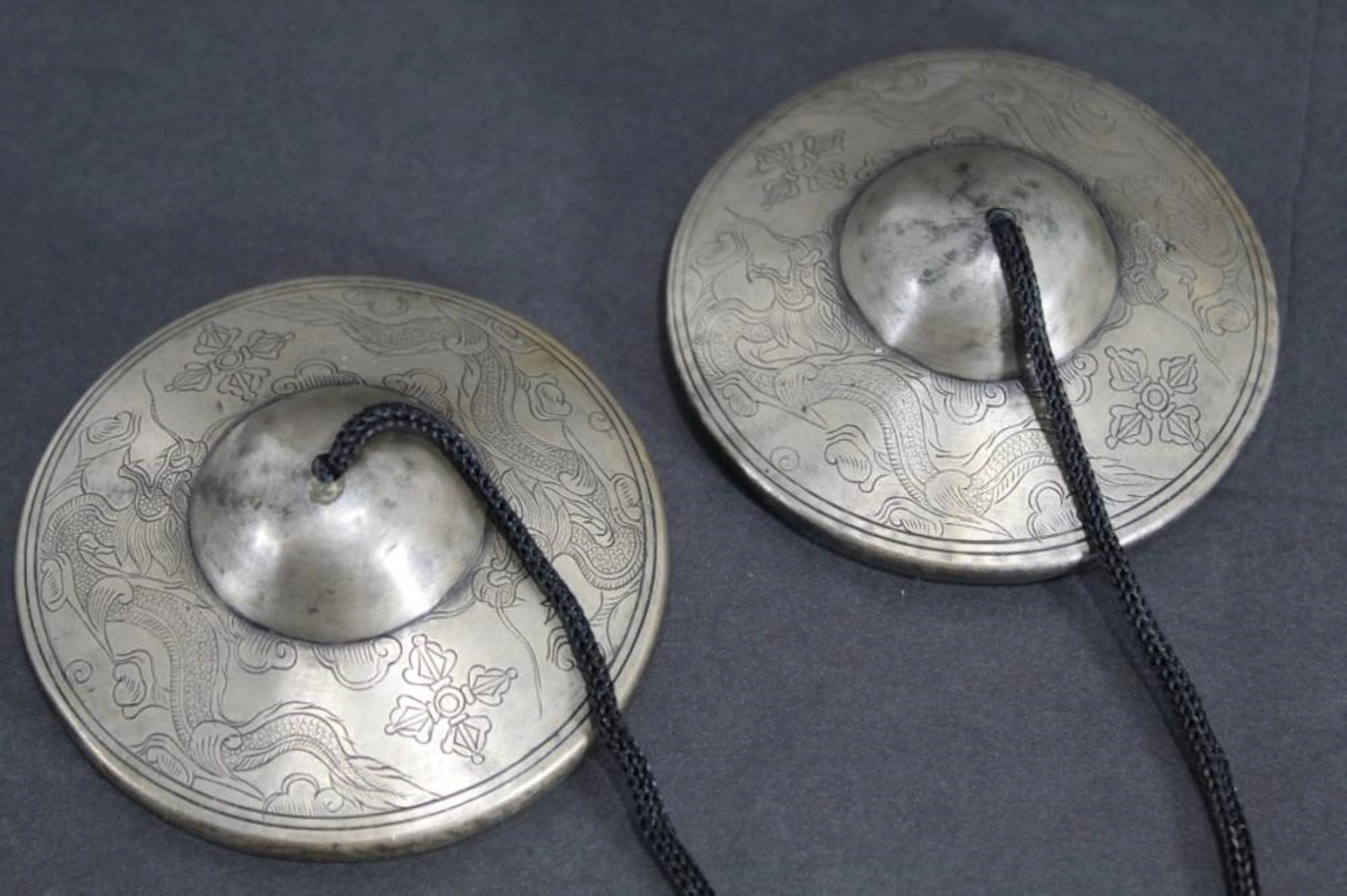 Antique Tibetan Buddhist Tingsha Cymbals