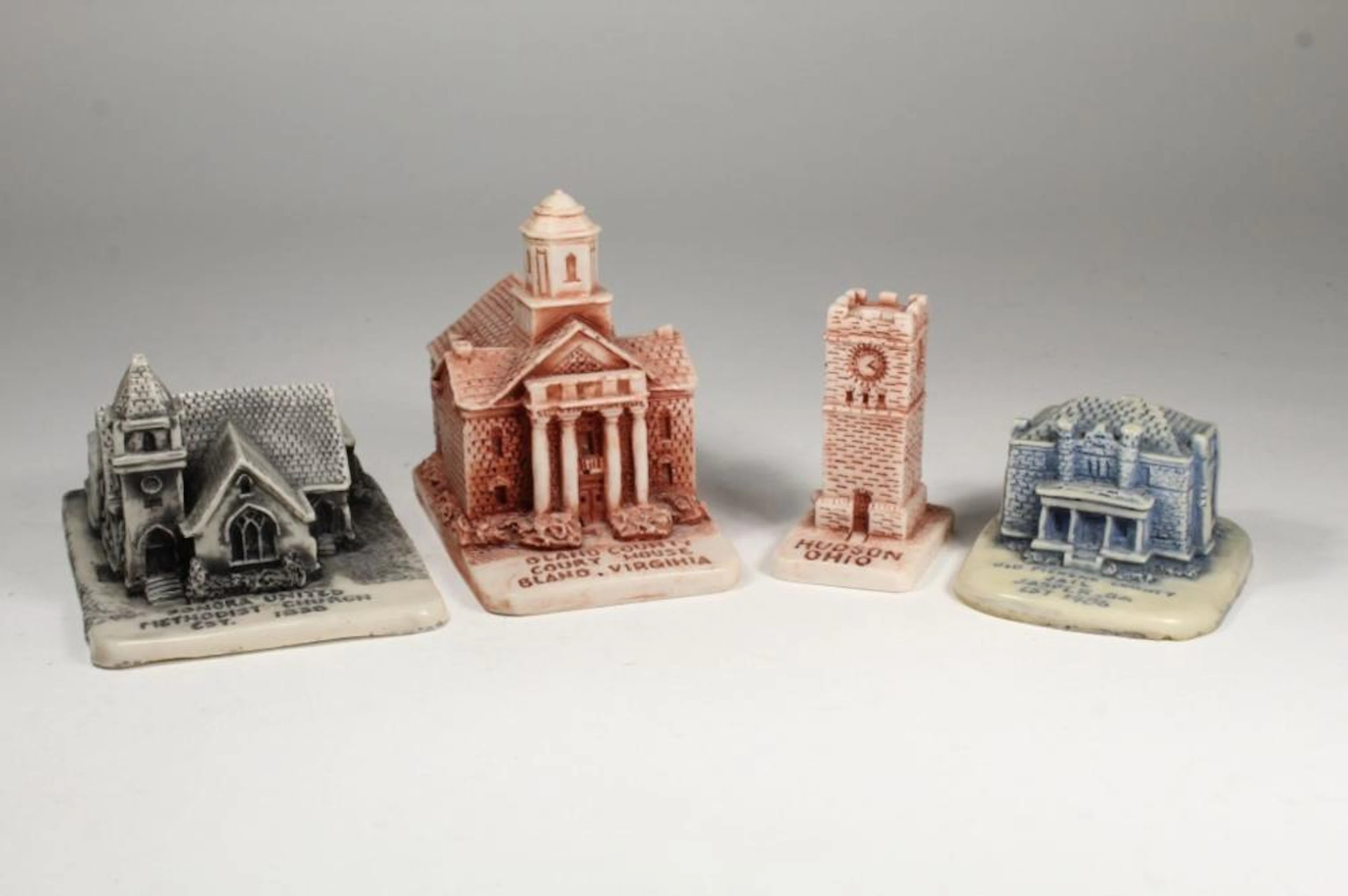 Miniature Souvenir Buildings by Georgia Marble