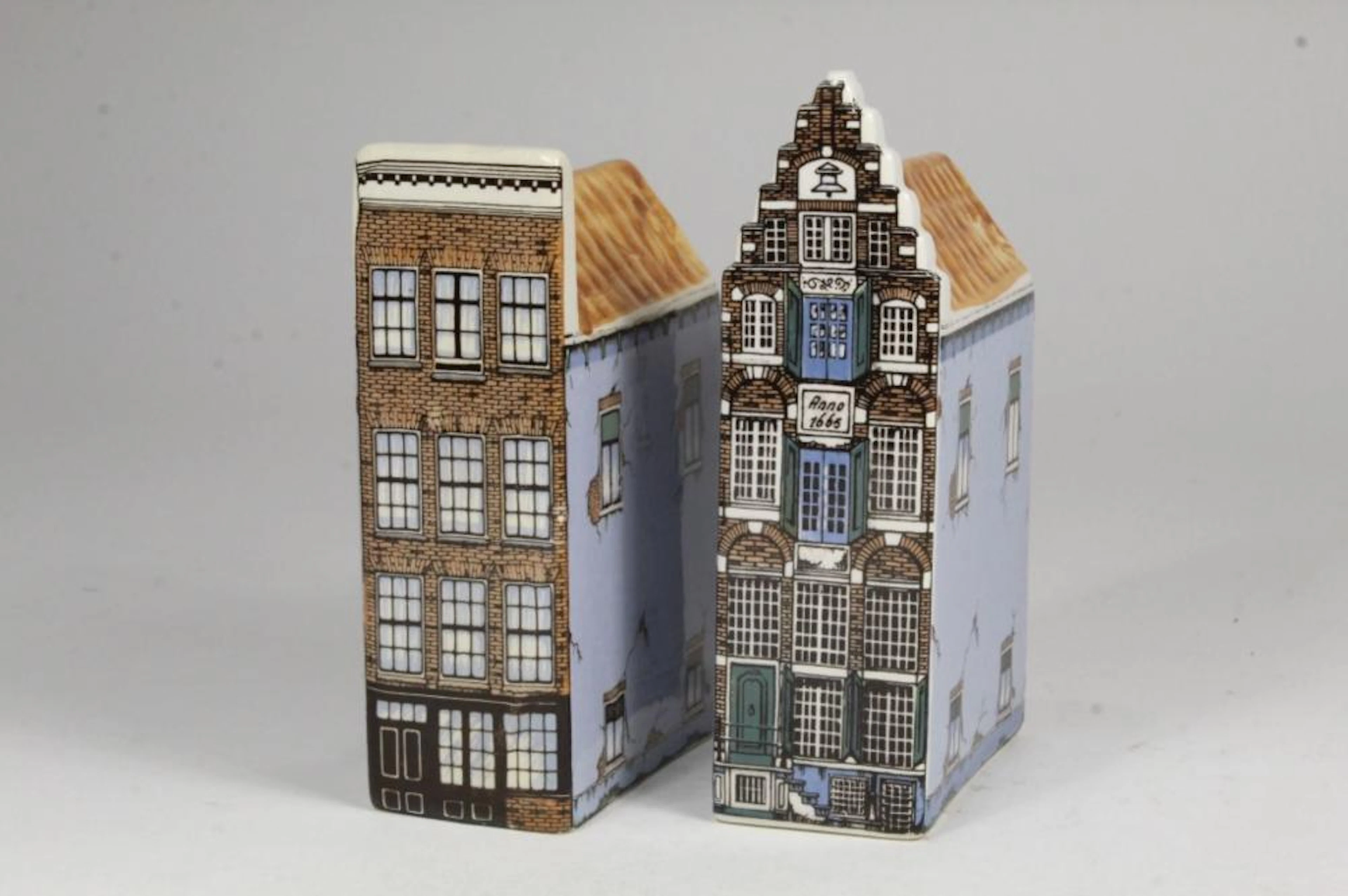 Delft Porcelain Canal House Buildings