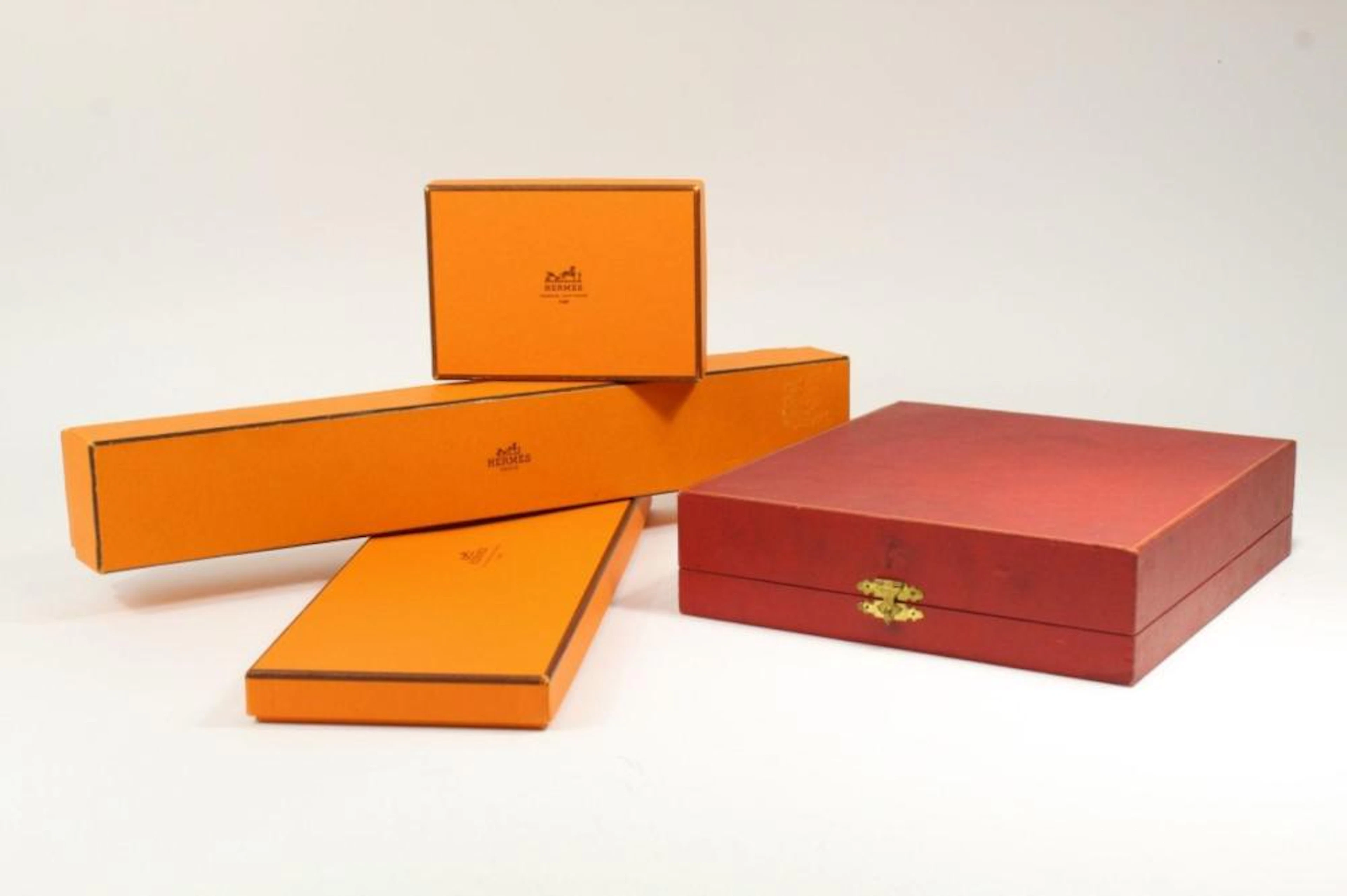 Hermes Gift Boxes & Vintage Cartier Fitted Box