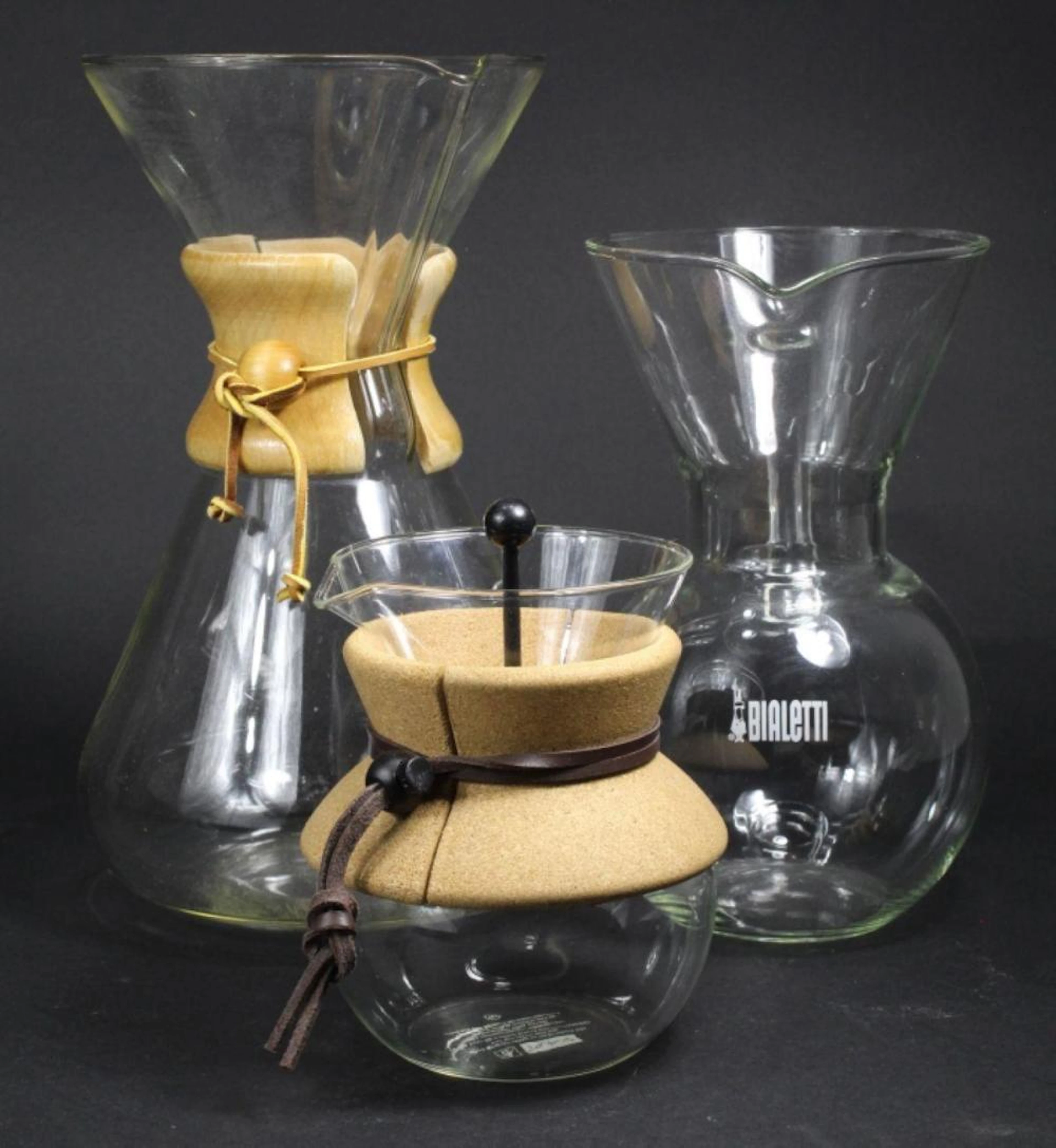 Chemex Bodum Bialetti Pour Over Coffee Carafes