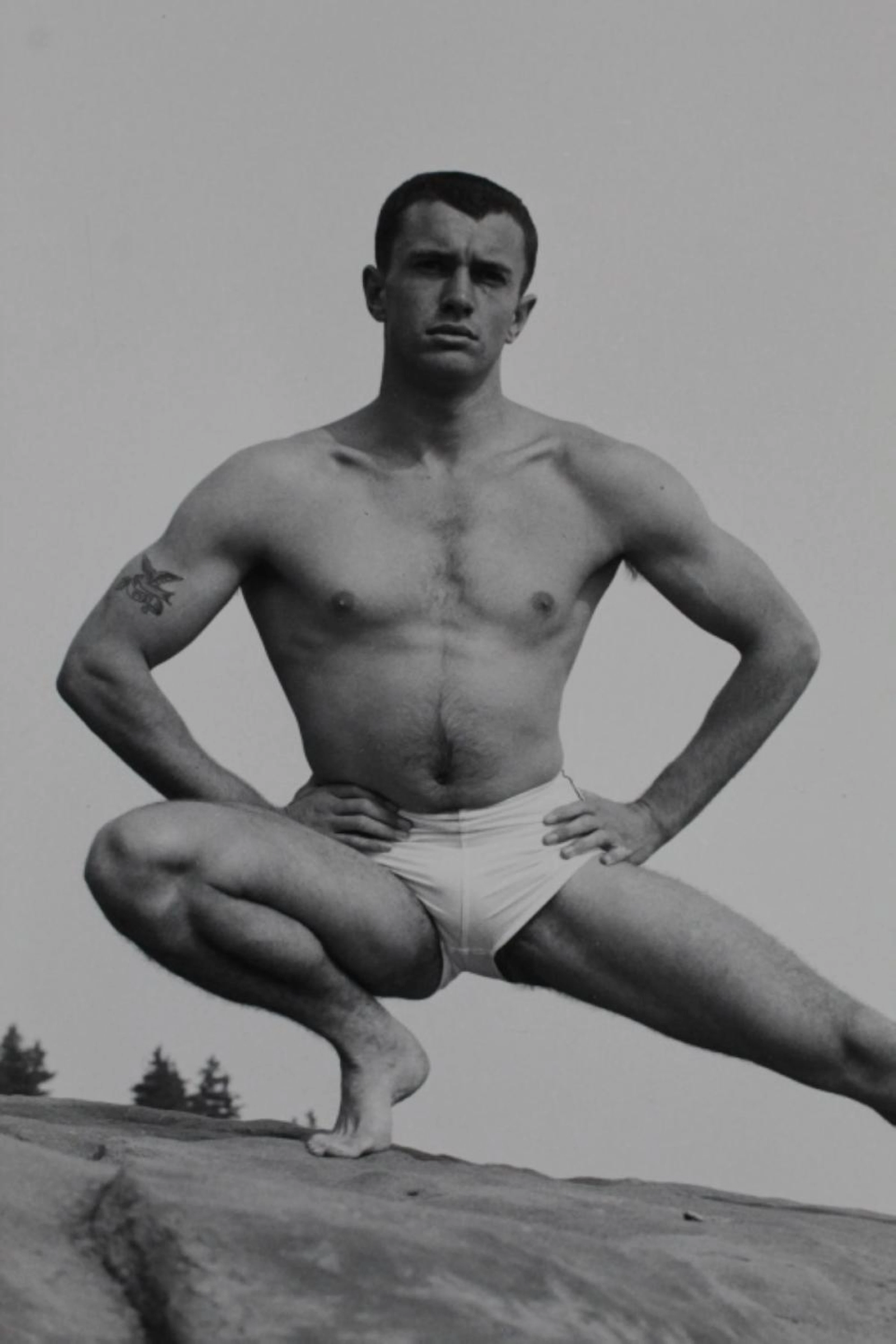 ALAN B STONE MALE SEMI NUDE PHOTOGRAPH