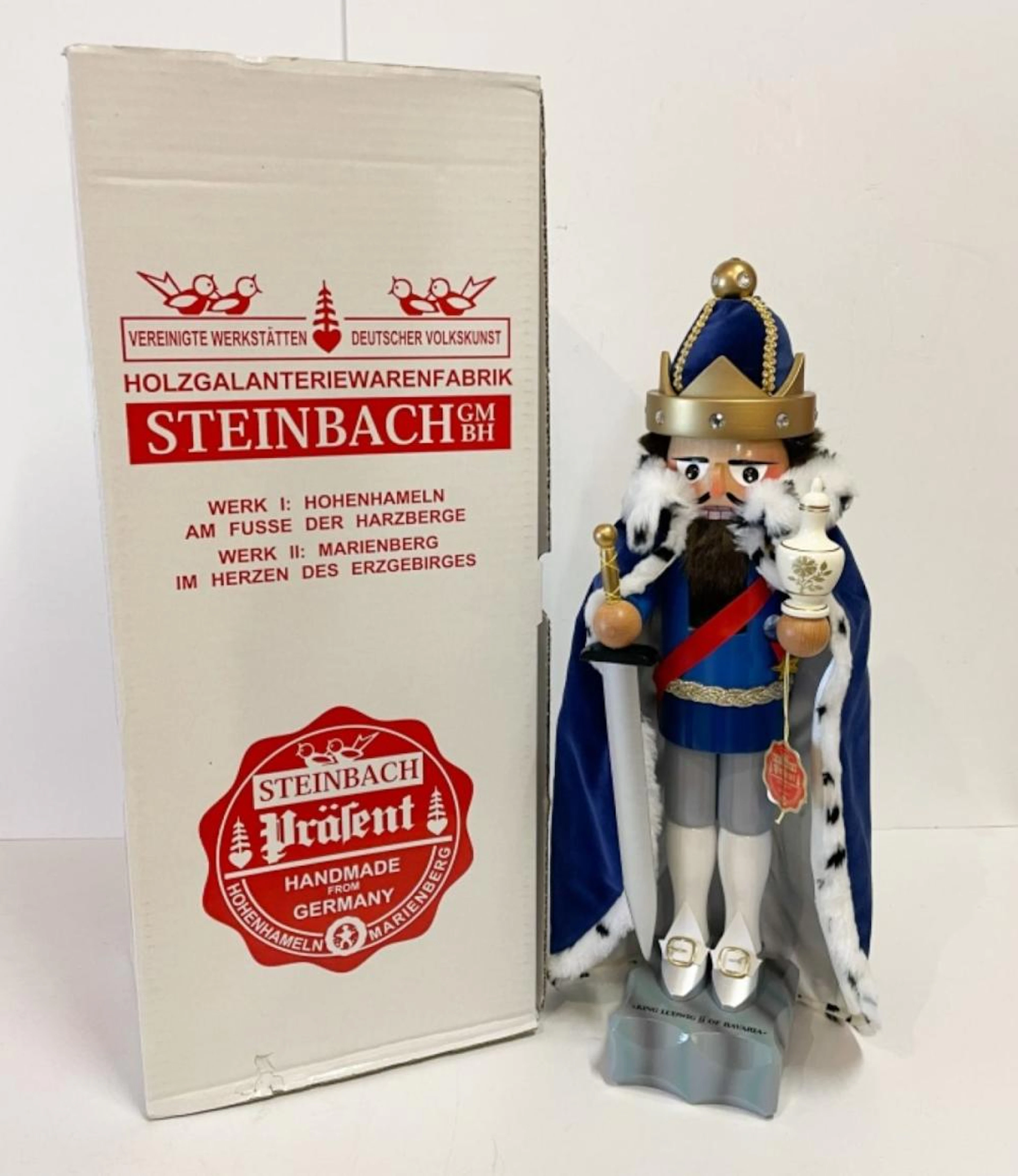 STEINBACH "KING LUDWIG II OF BAVARIA" NUTCRACKER