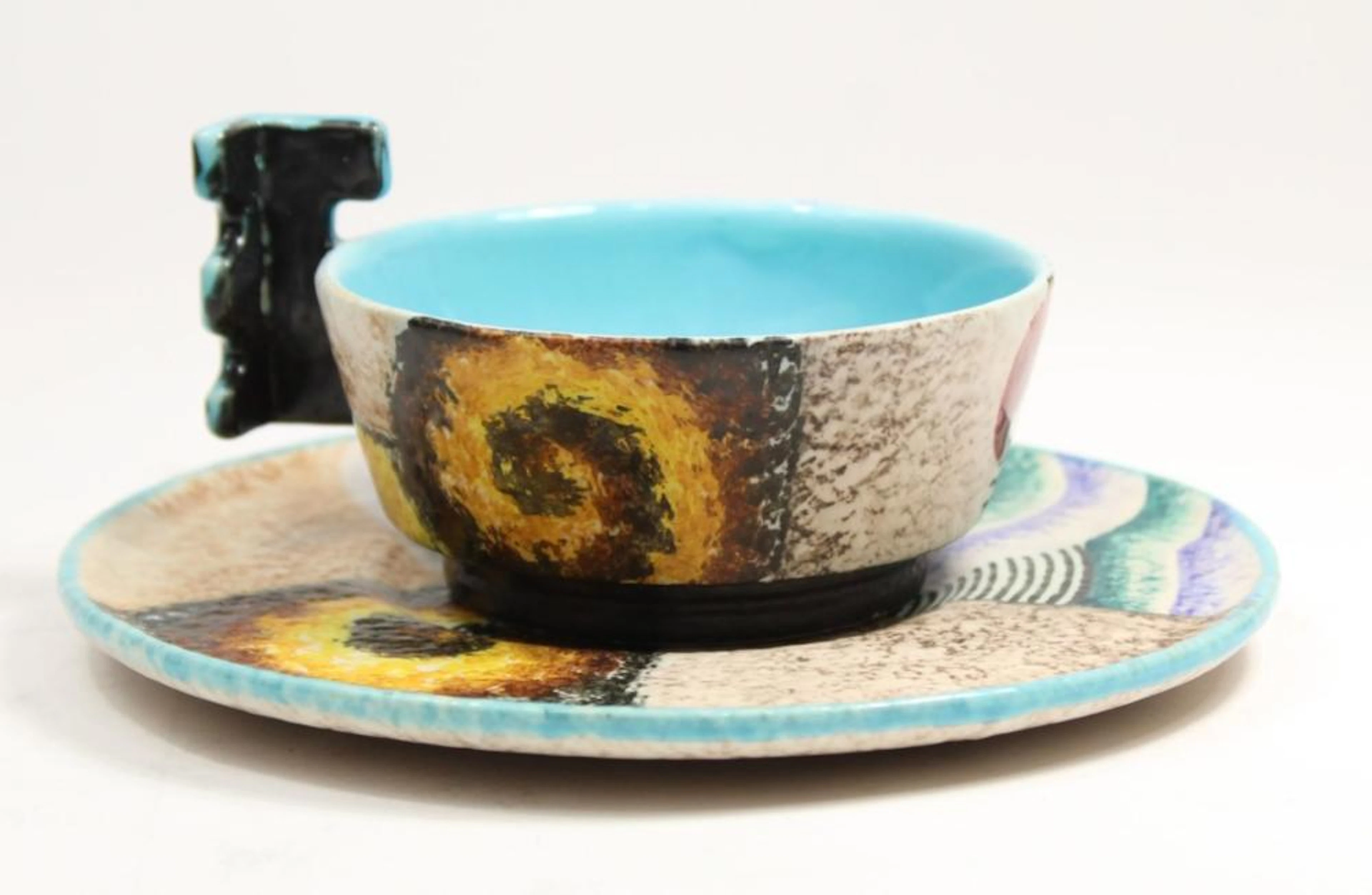 ICOLAJ DIULGHEROFF ITALIAN FUTURIST TEA CUP