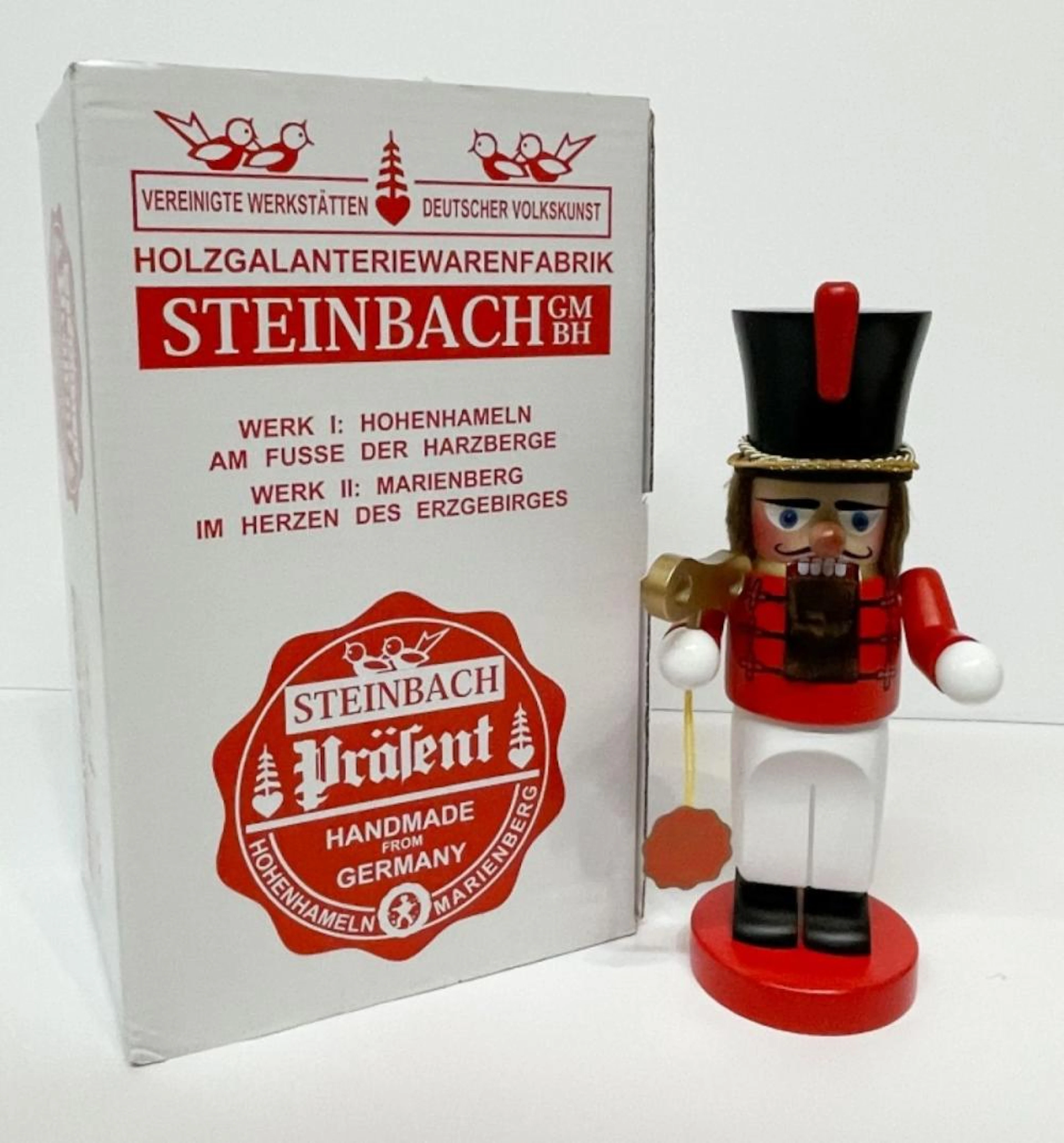 STEINBACH "CHUBBY TOY SOLDIER" NUTCRACKER- 12"