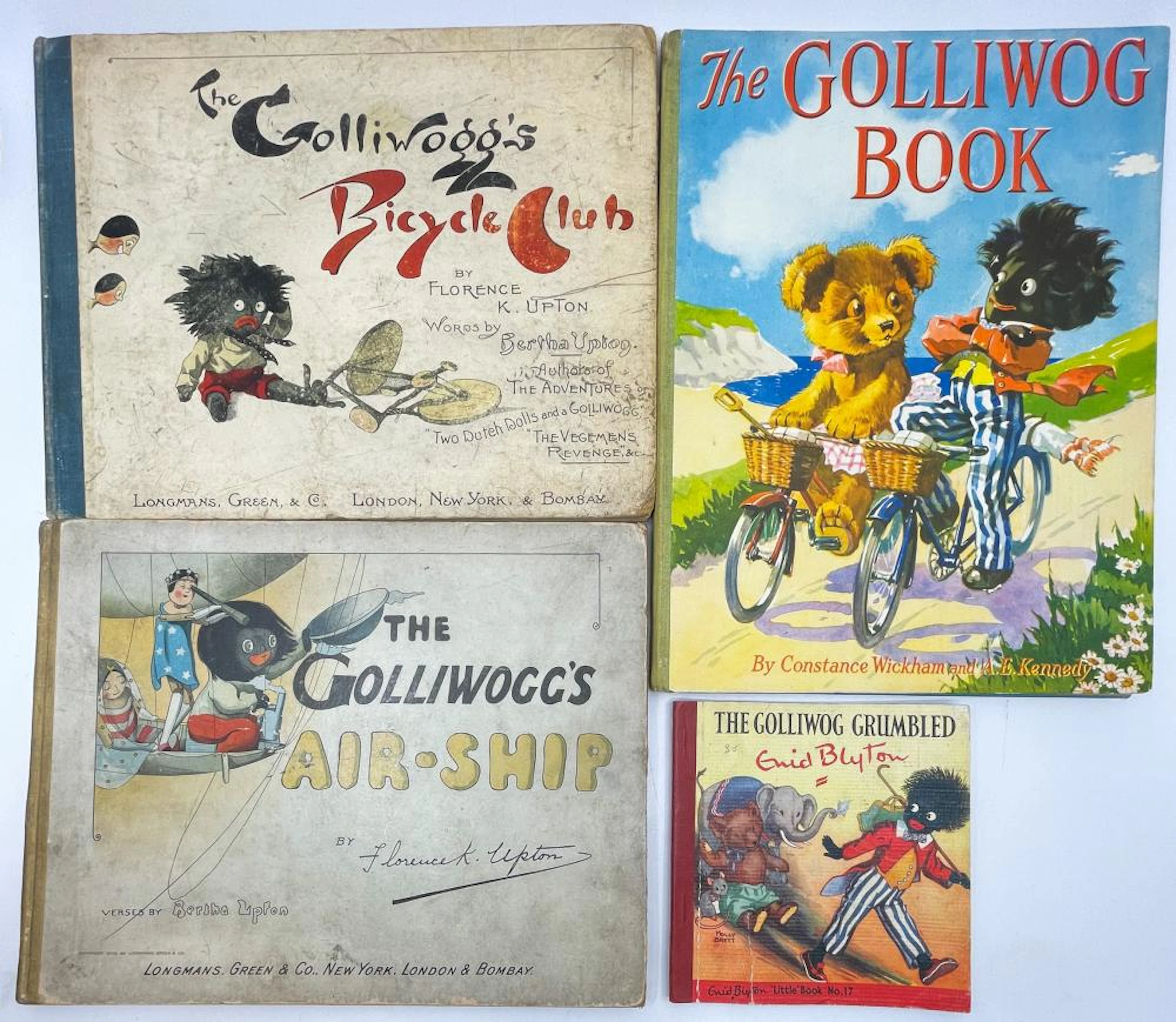 4pc "Golliwogg & Golliwog Books