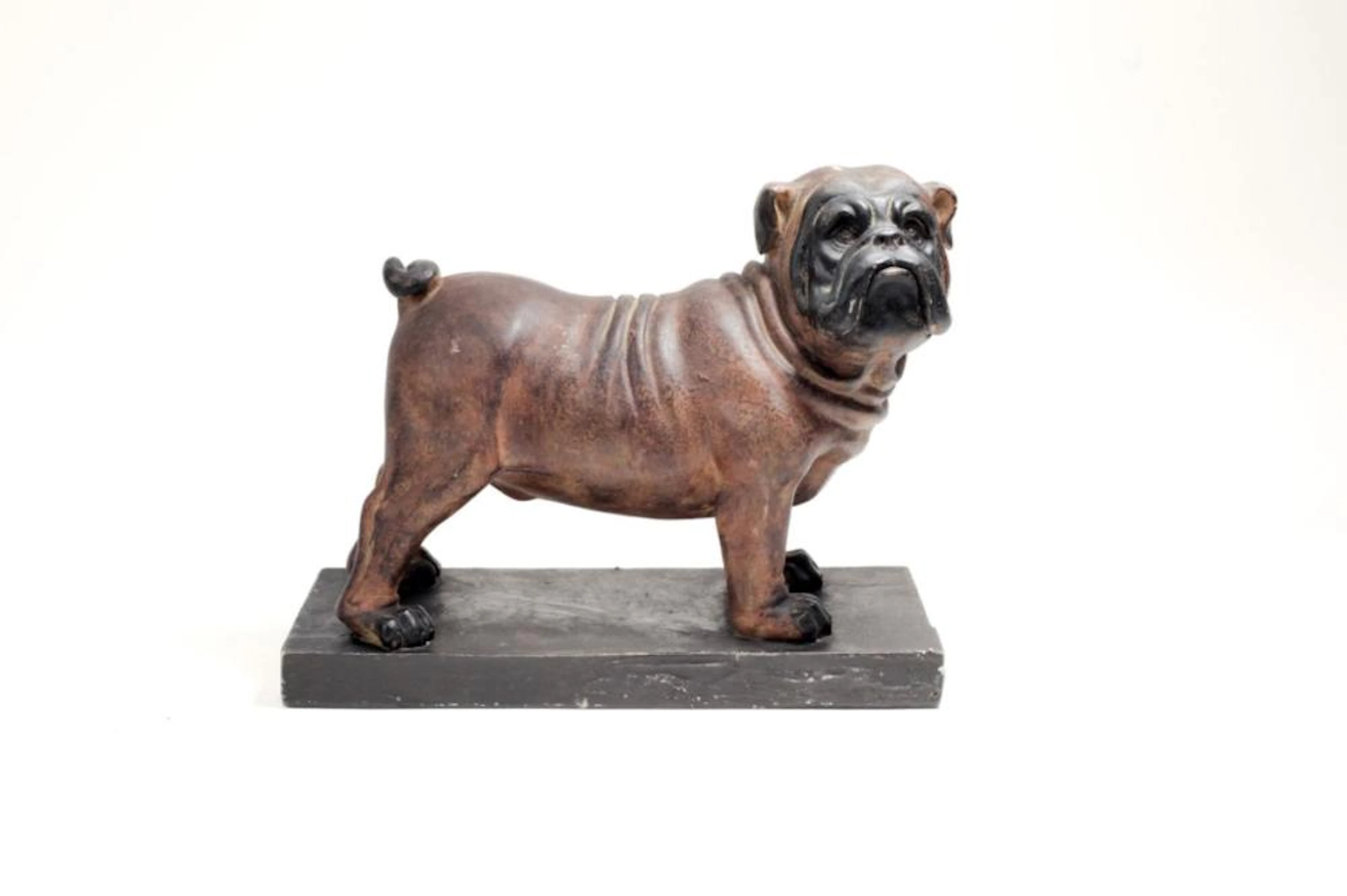 VINTAGE BULLDOG SCULPTURE