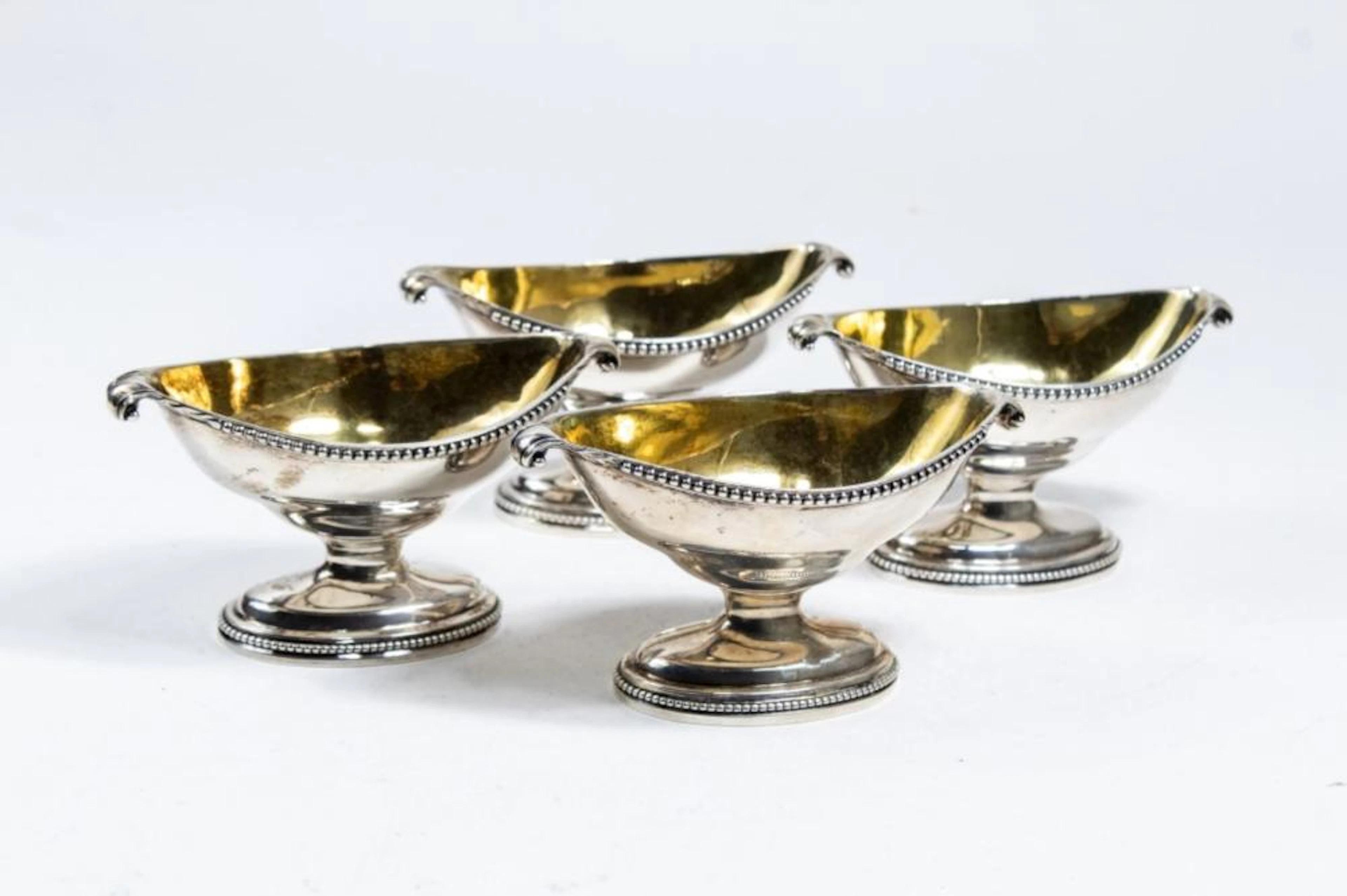 GEORGE III SILVER SALTS BY ROBERT HENNELL 1782