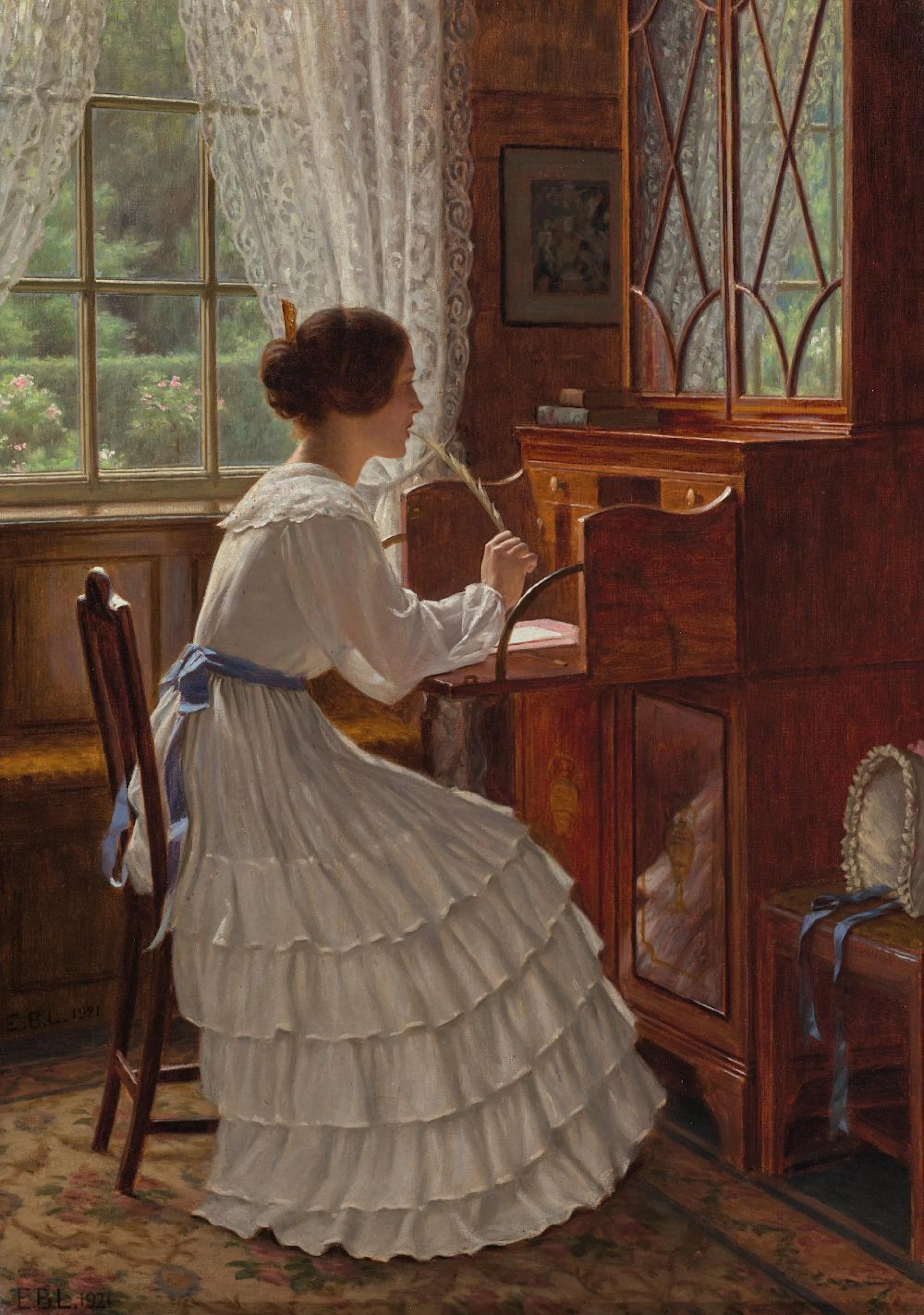 EDMUND BLAIR LEIGHTON, THE LETTER, 1921