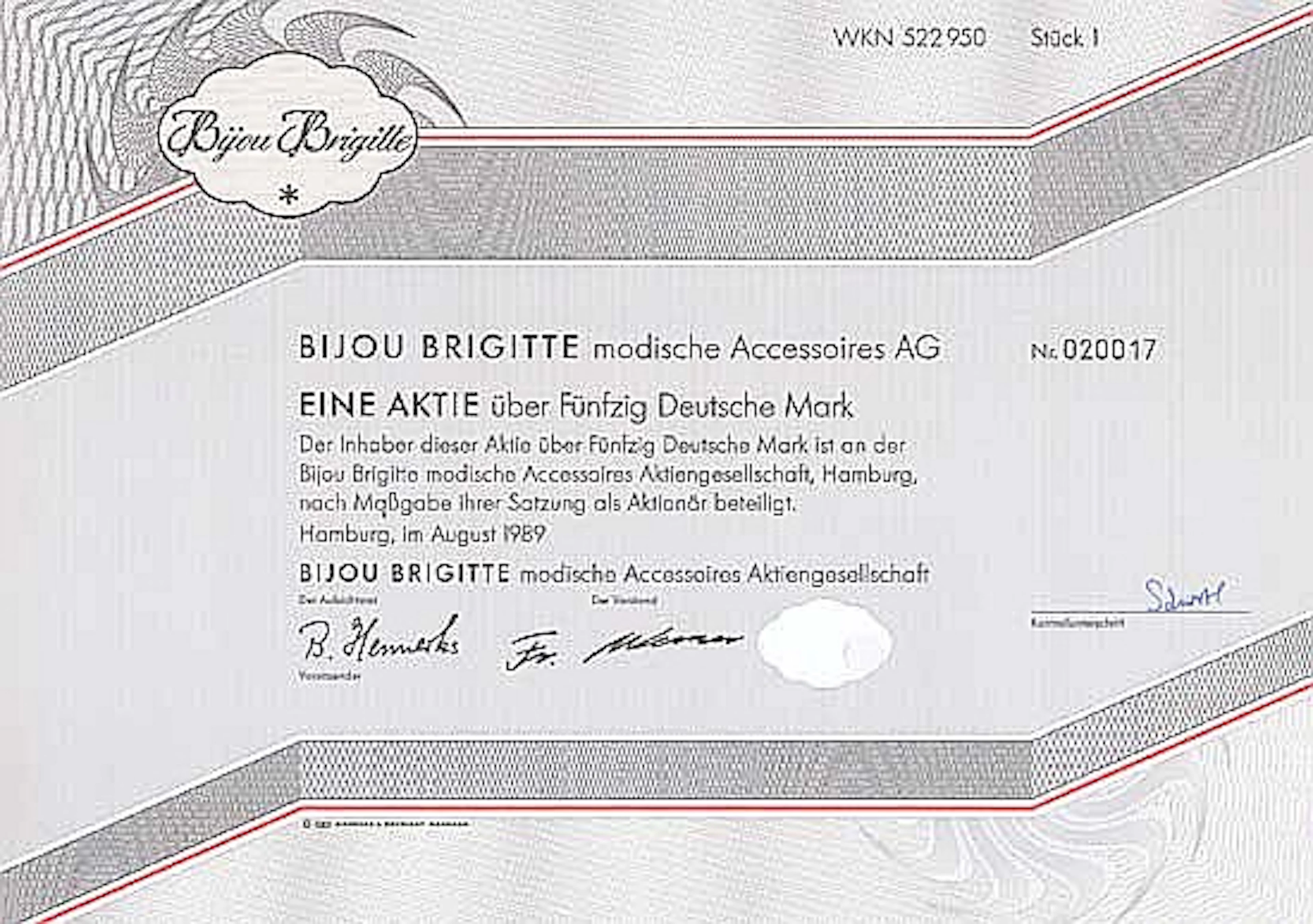 Bijou Brigitte modische Accessoires AG