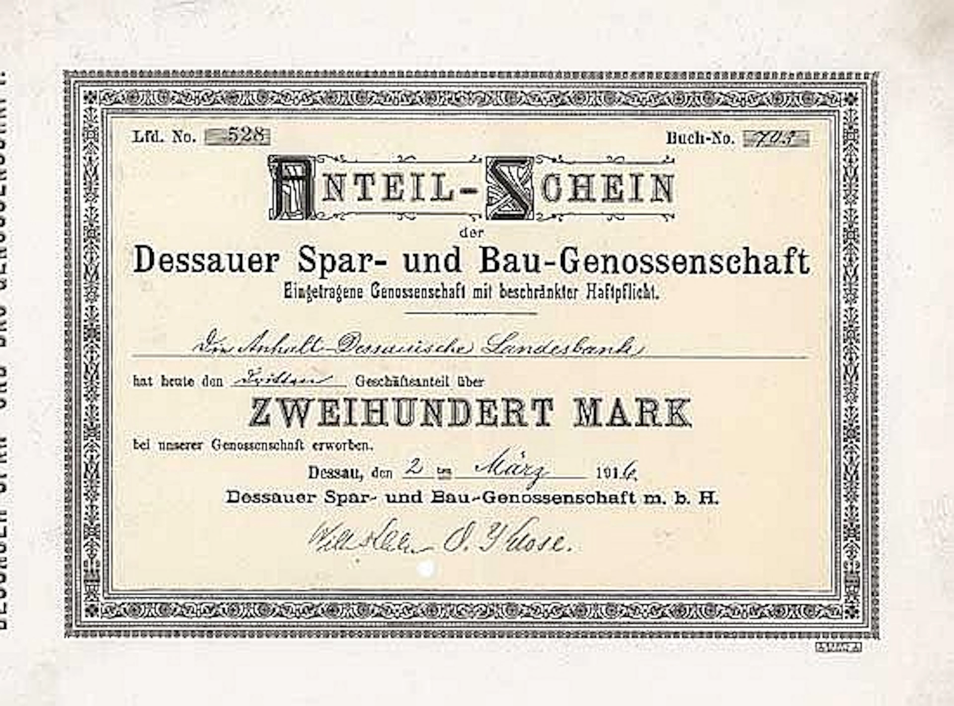 Dessauer Spar- und Bau-Genossenschaft eGmbH