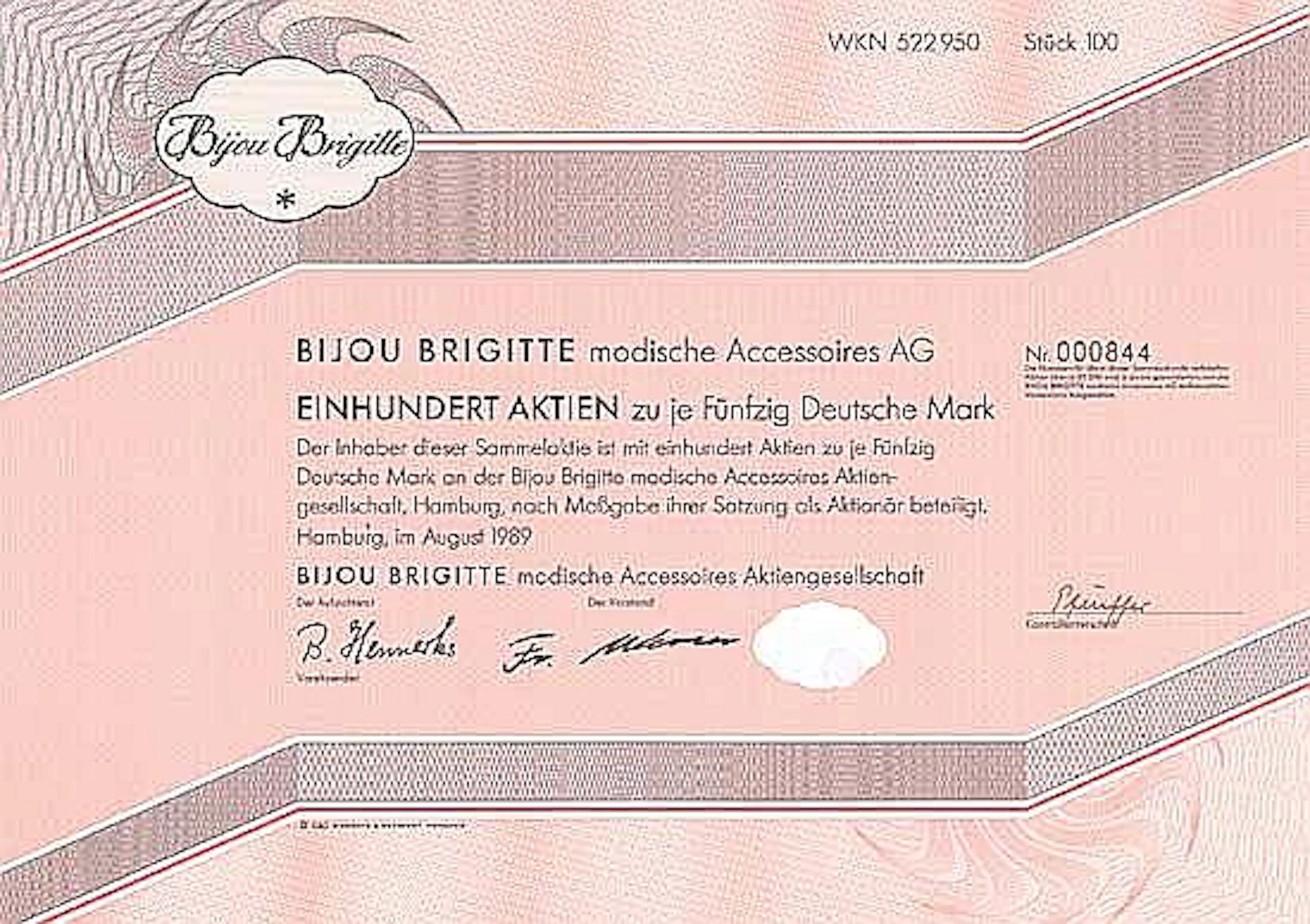Bijou Brigitte modische Accessoires AG