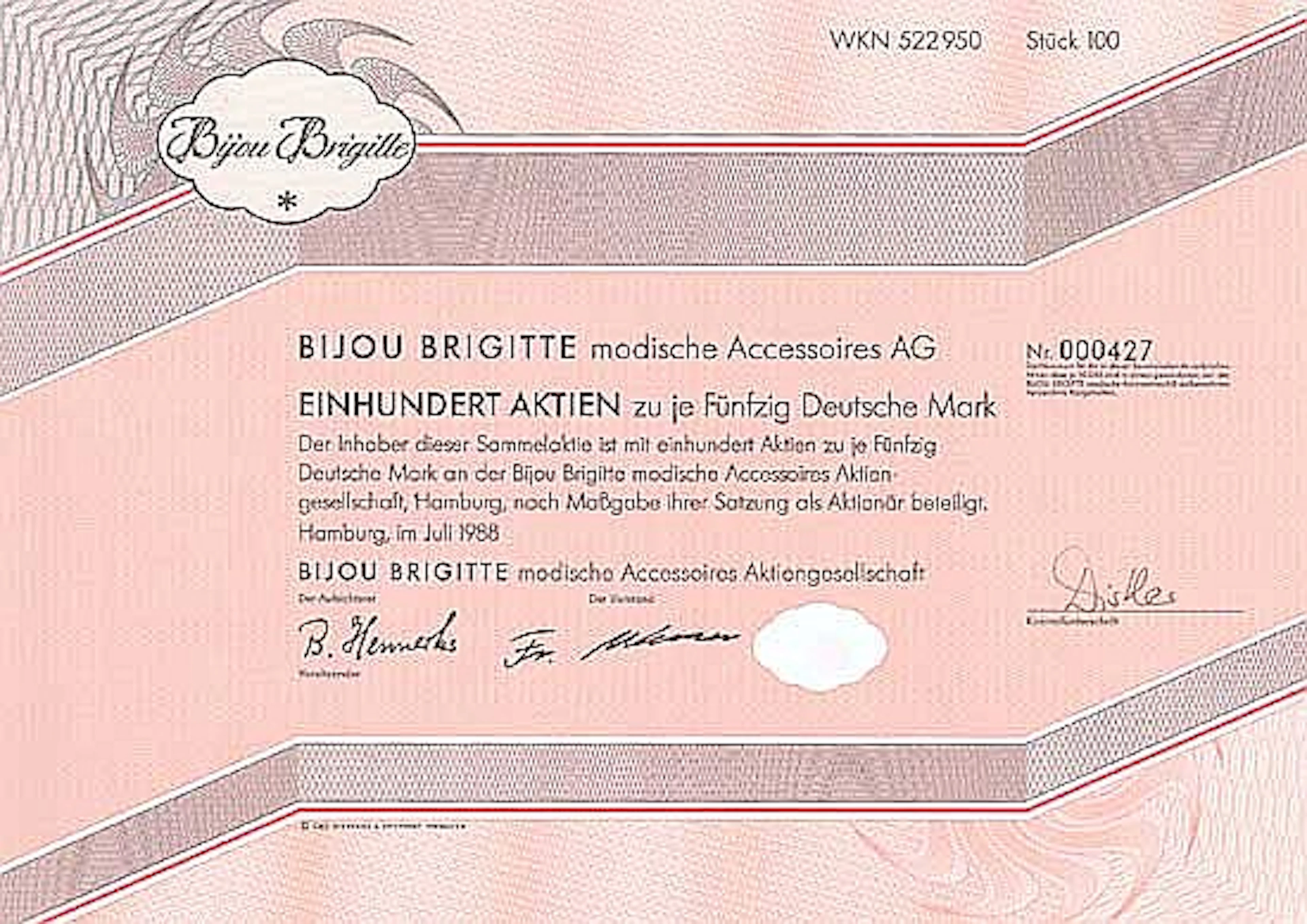 Bijou Brigitte modische Accessoires AG
