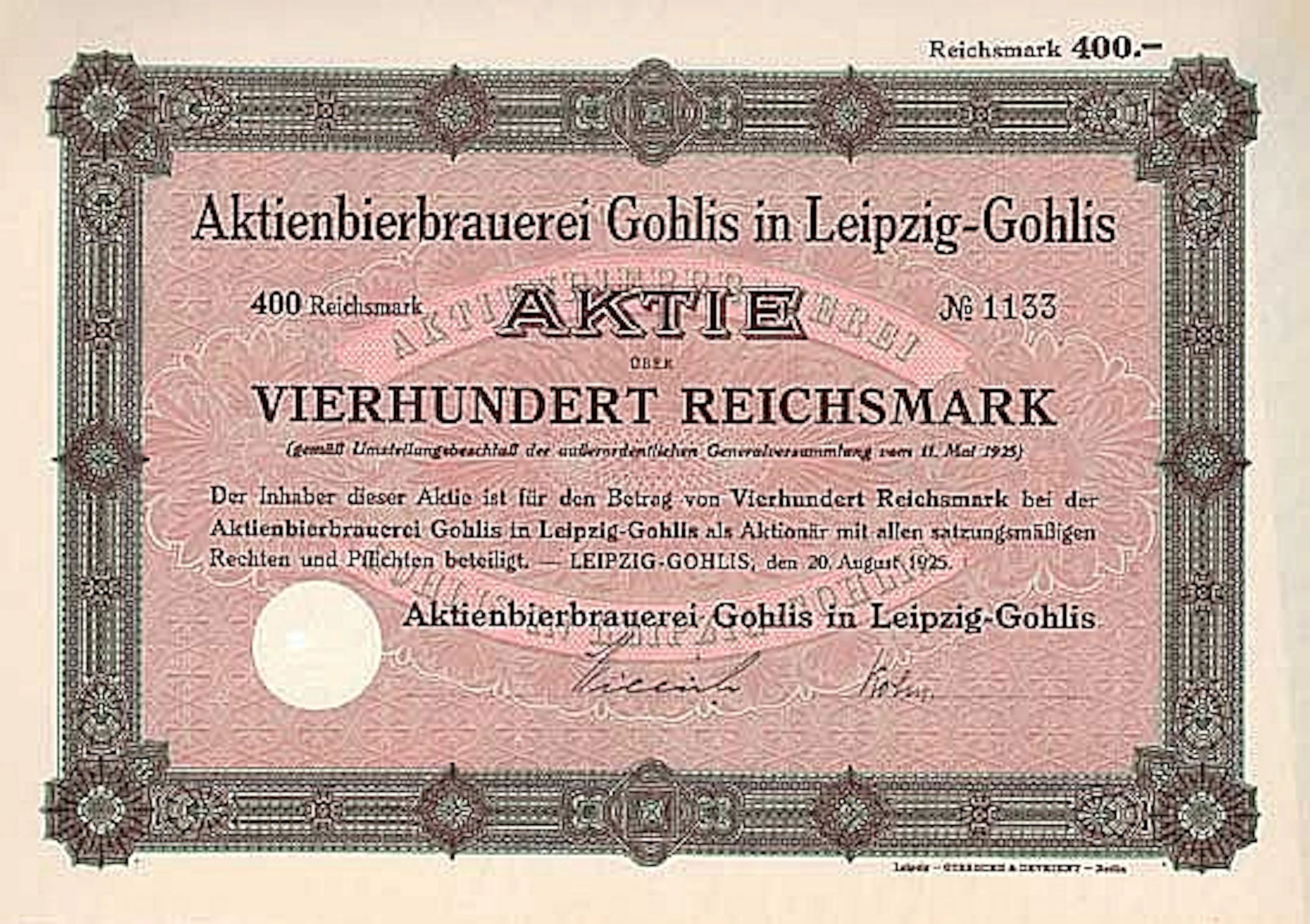 Aktienbierbrauerei Gohlis