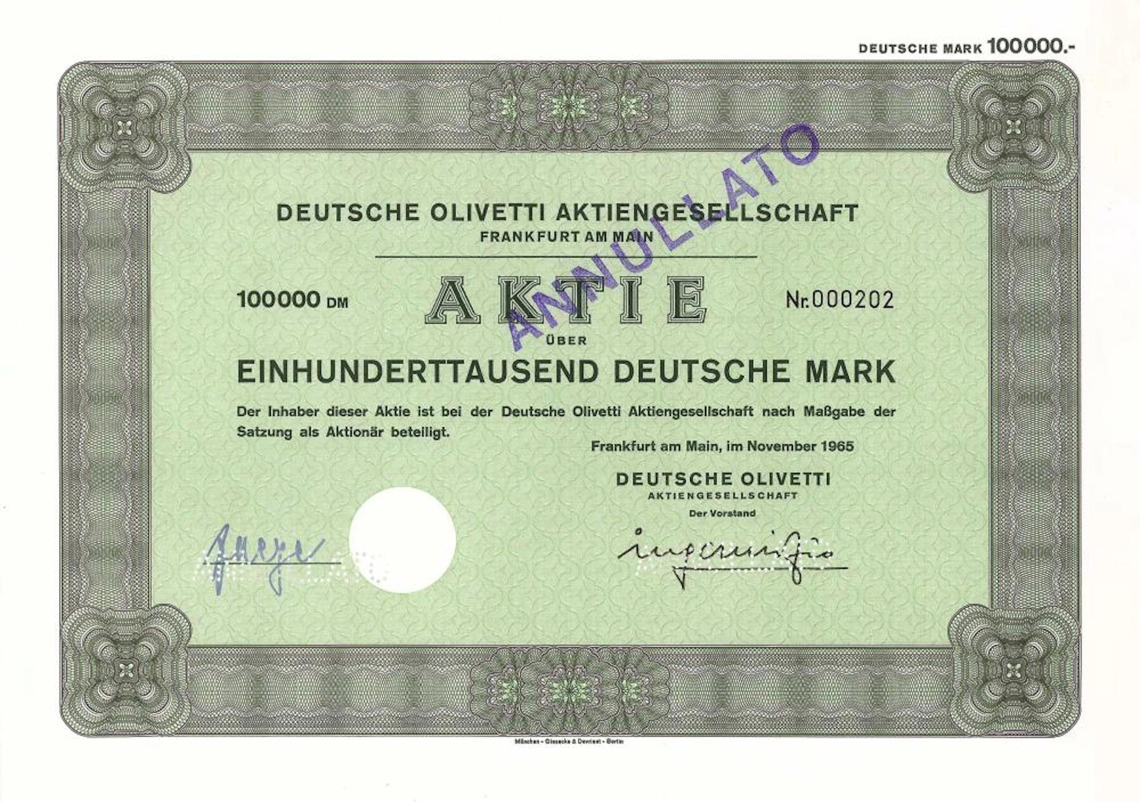 Deutsche Olivetti AG
