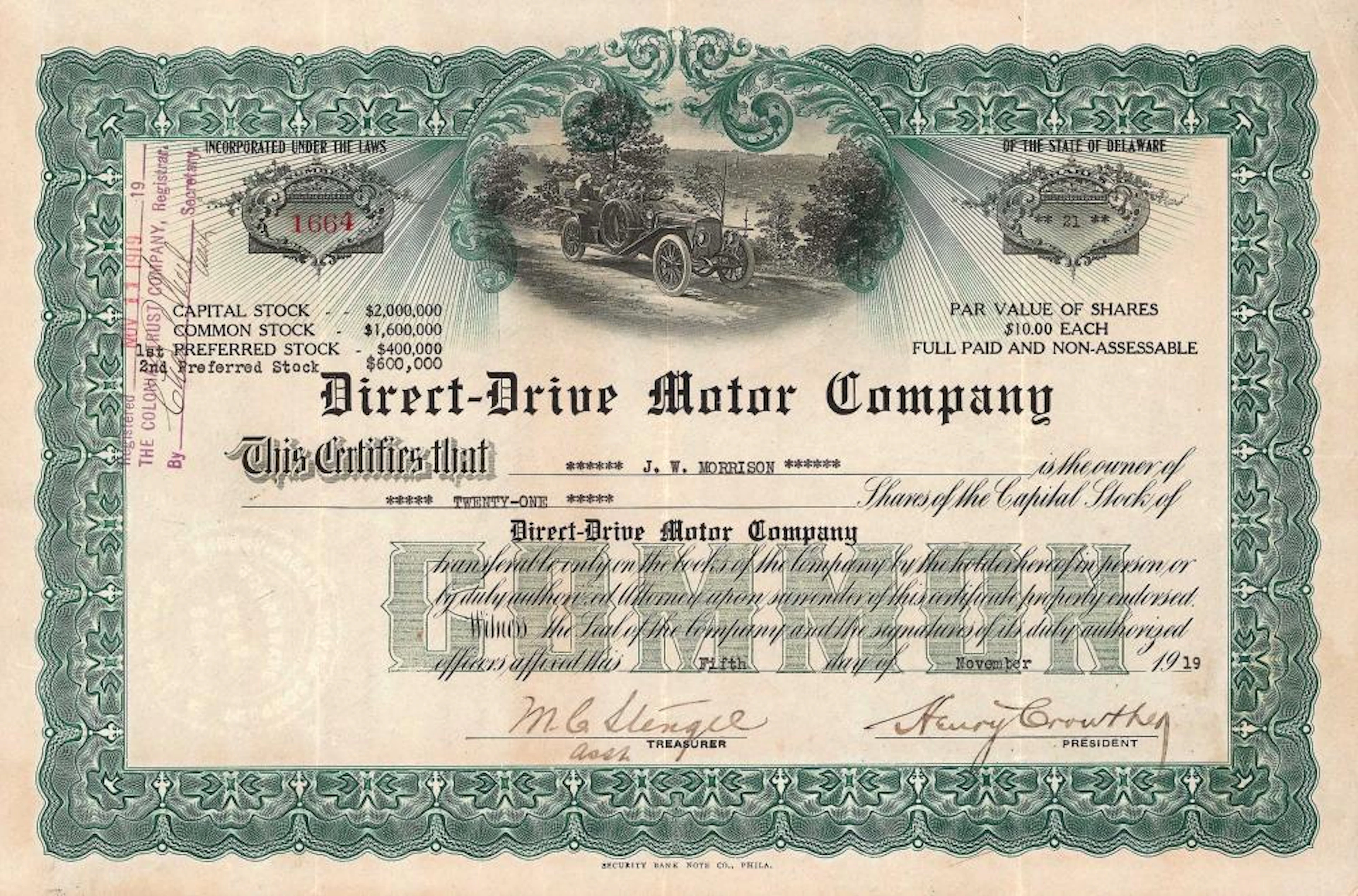Direct-Drive Motor Co.