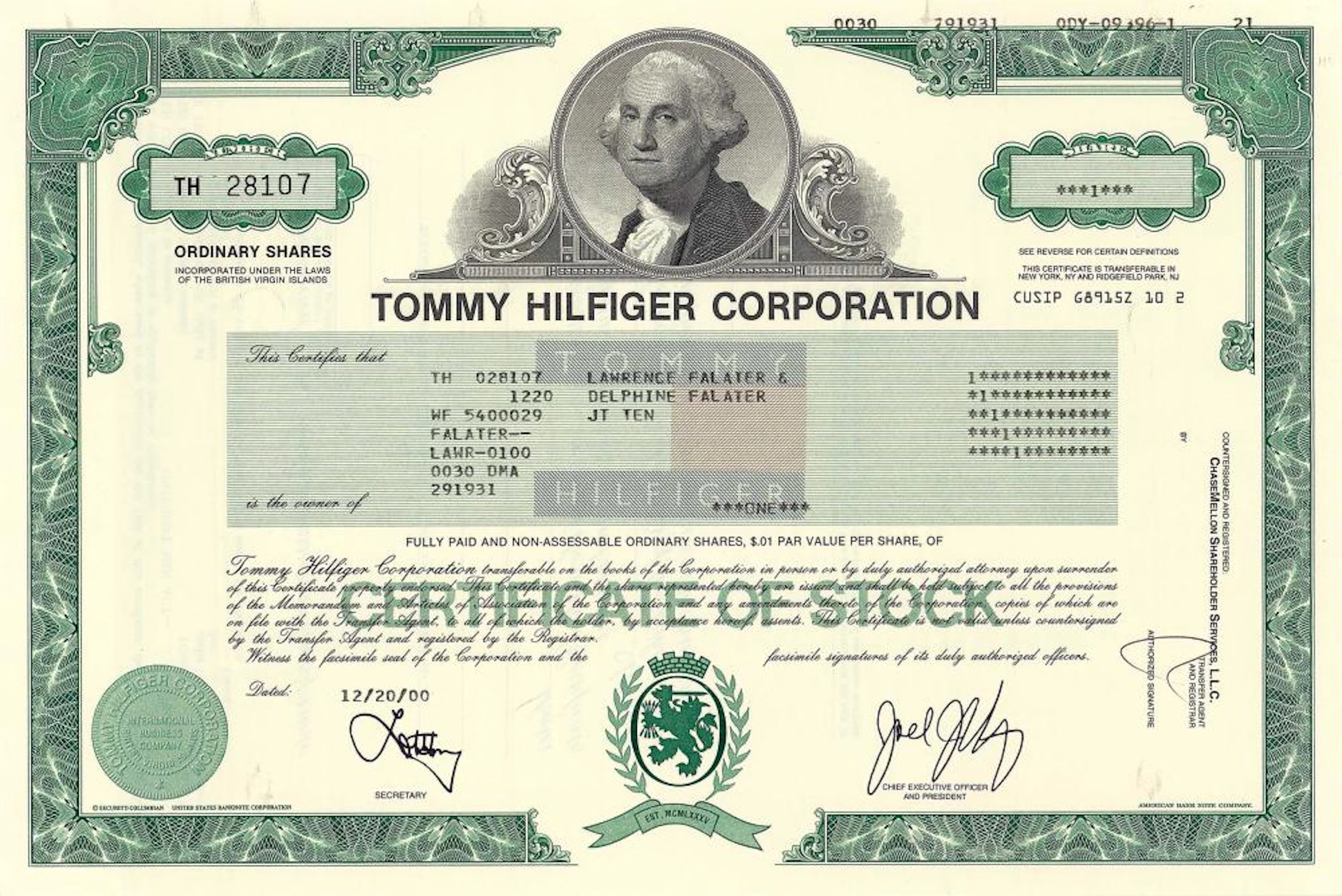 Tommy Hilfiger Corp.