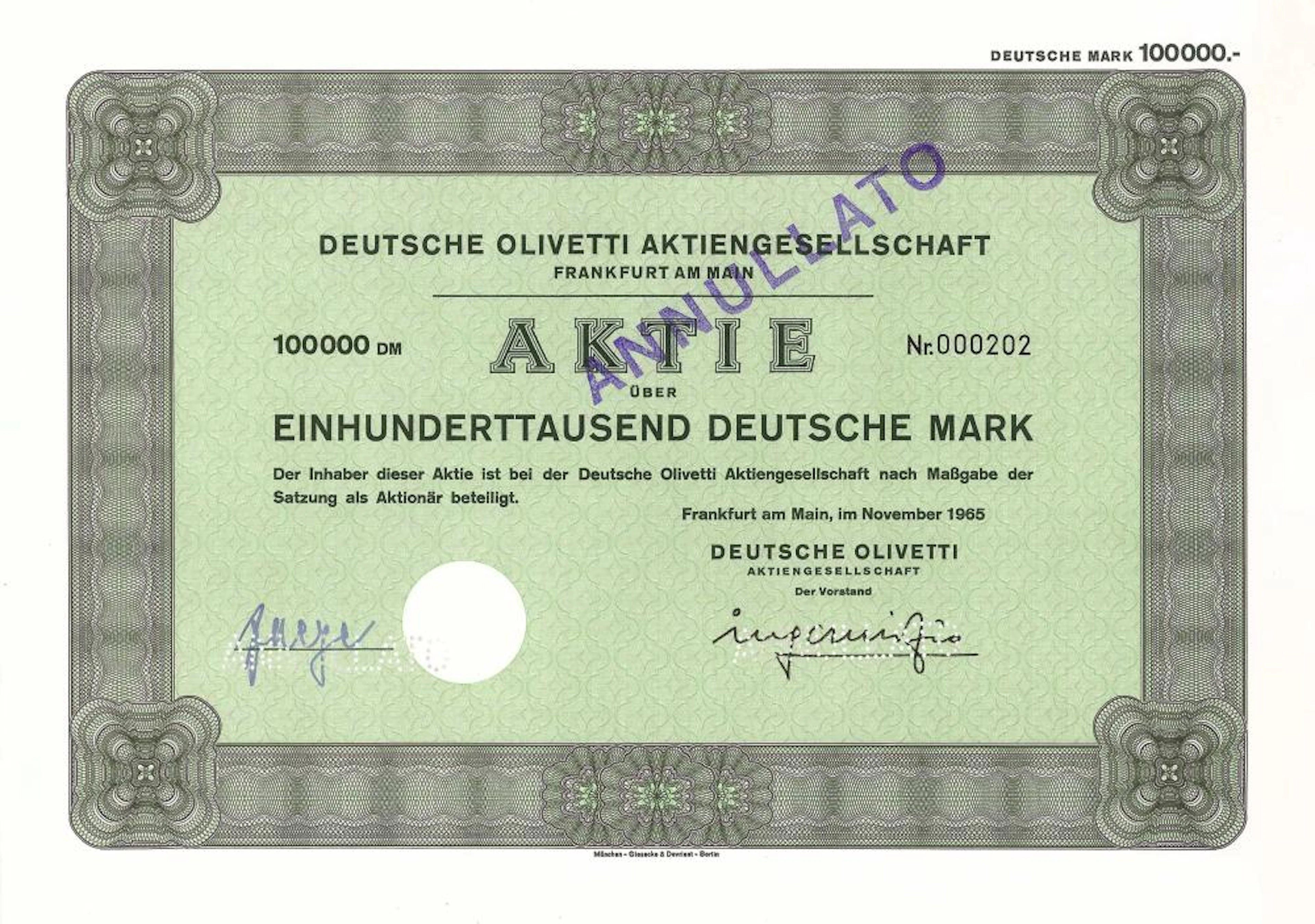 Deutsche Olivetti AG