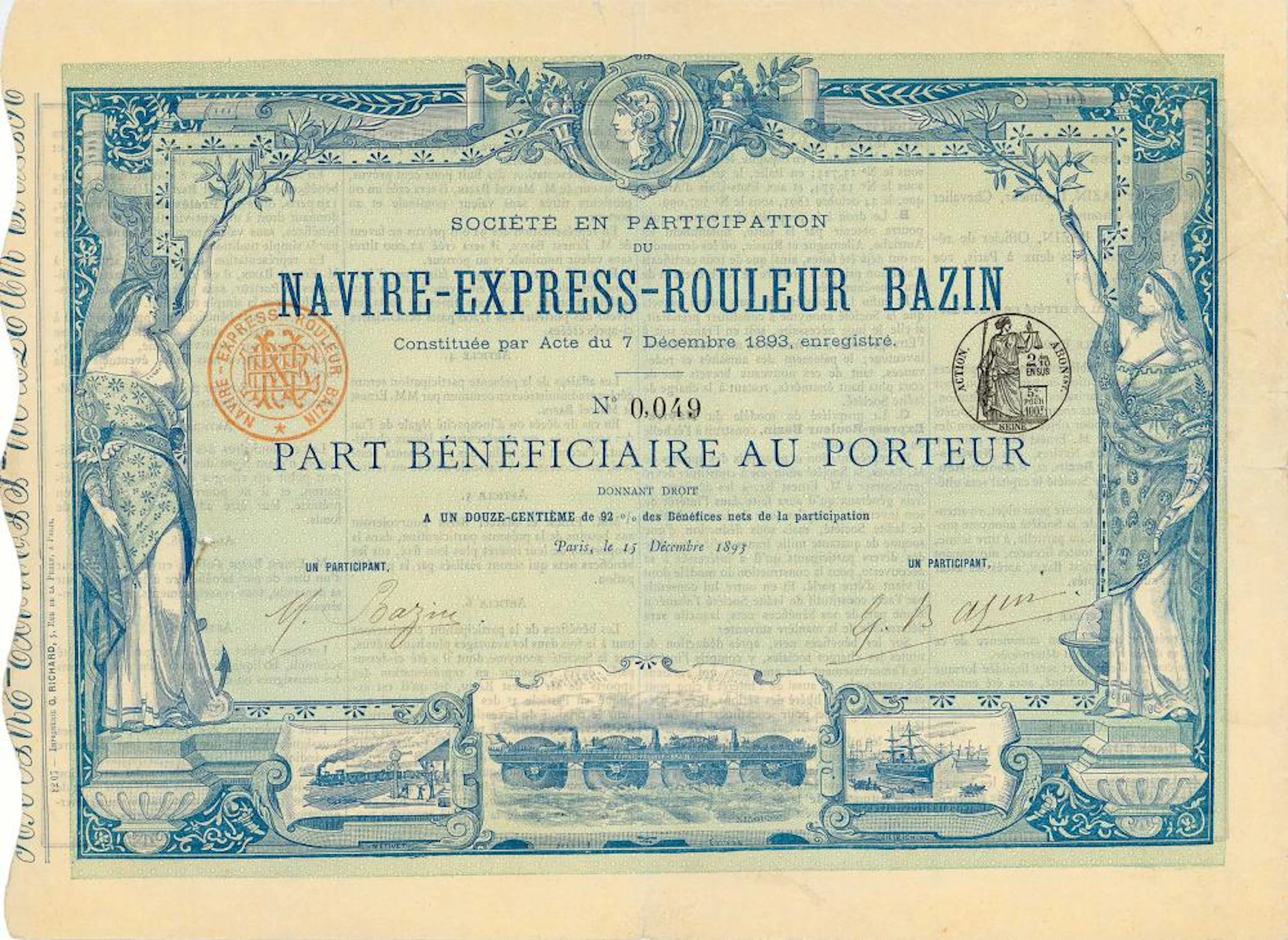 Société en Participation du Navire-Express-Rouleur Bazi