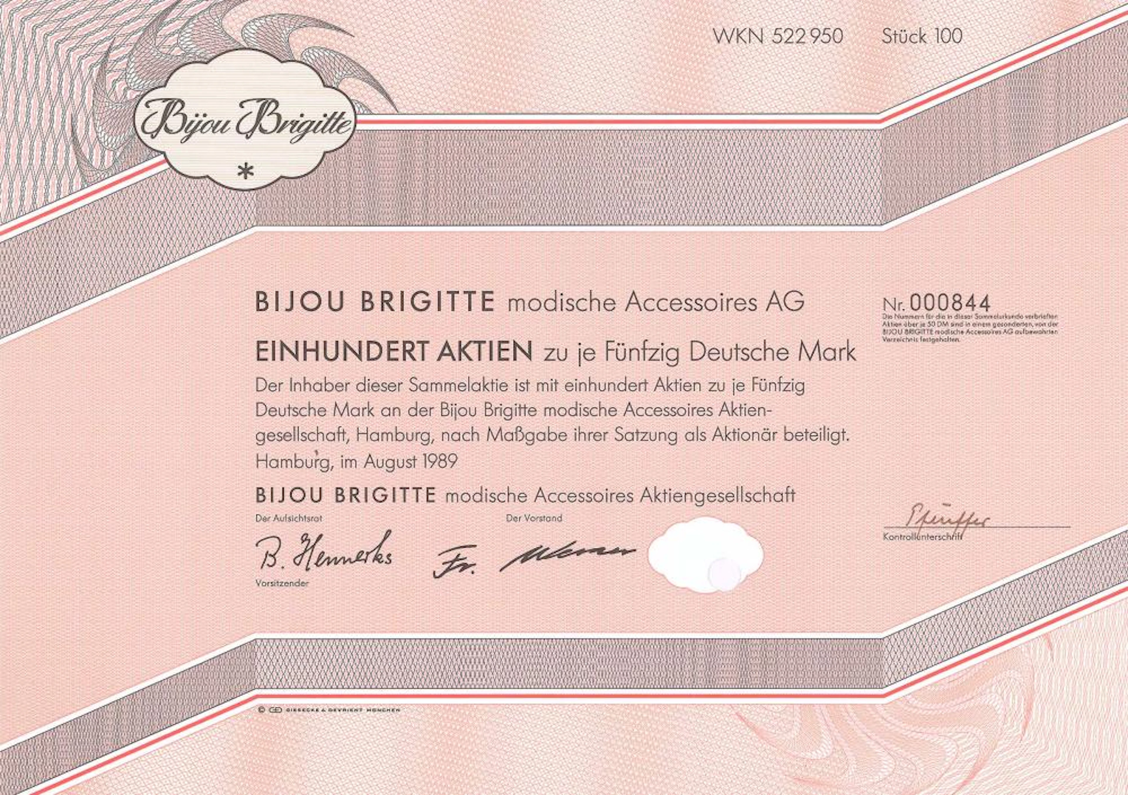 Bijou Brigitte modische Accessoires AG