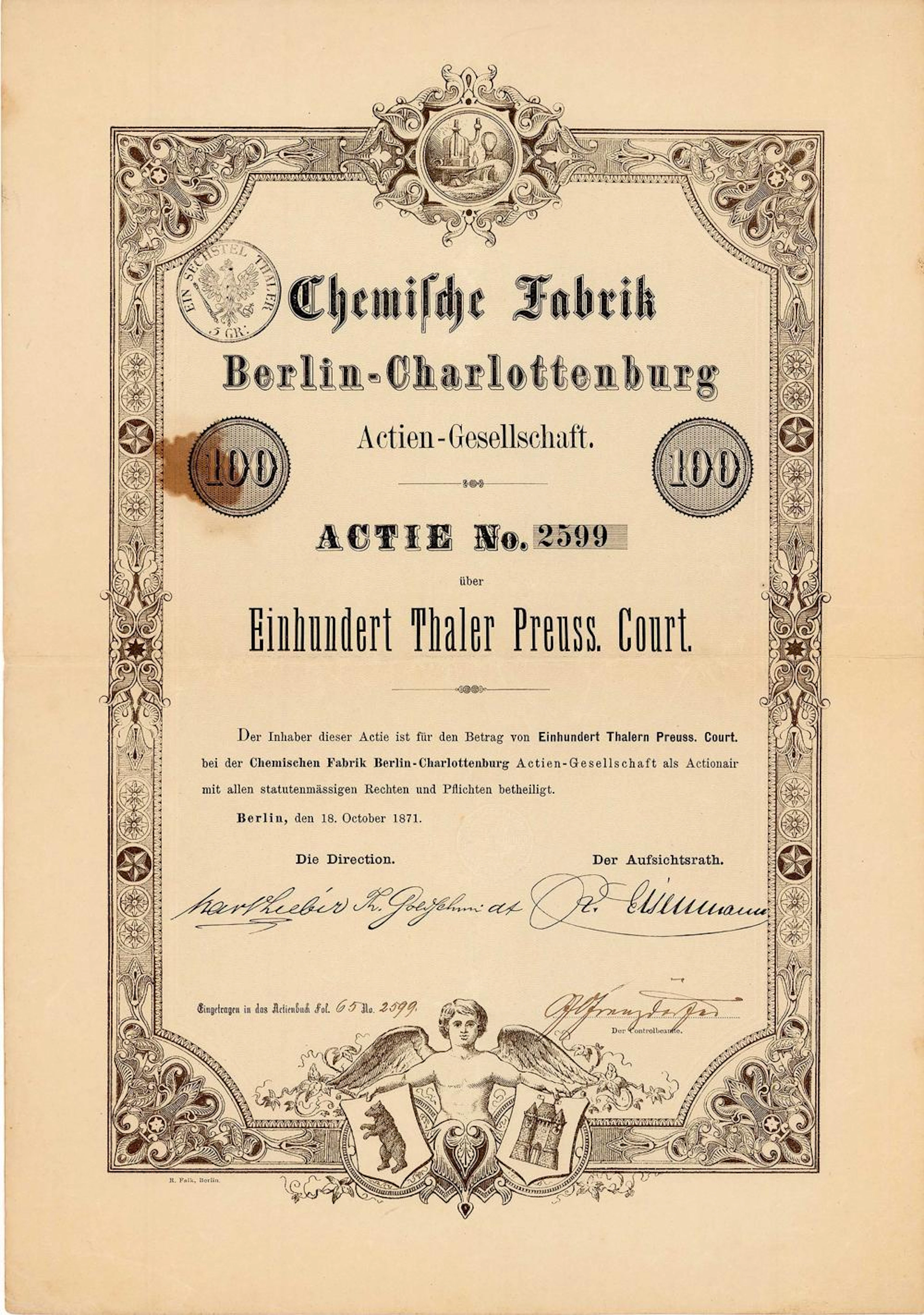 Chemische Fabrik Berlin-Charlottenburg AG