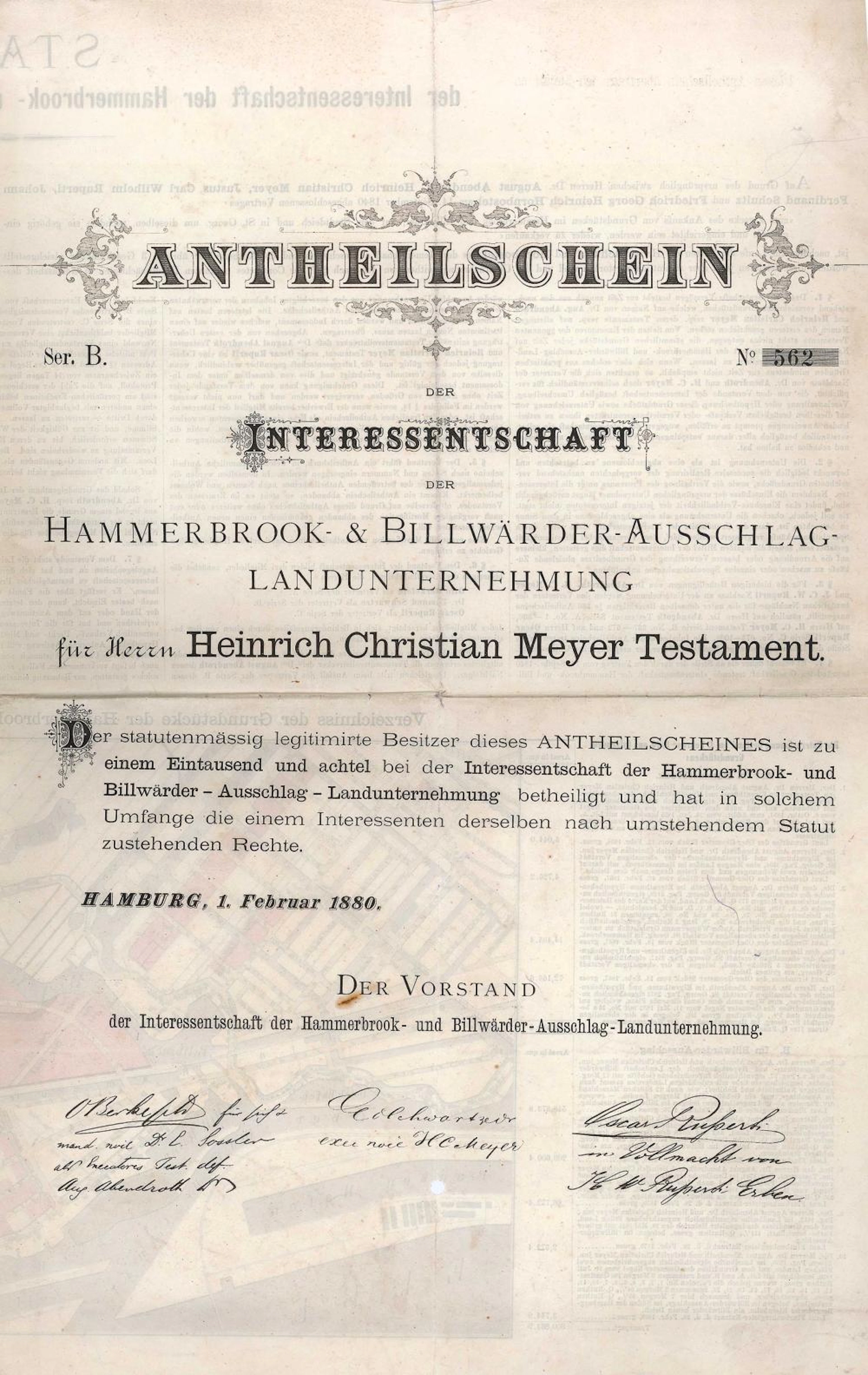 Hammerbrook- & Billwärder-Ausschlag-Landunternehmung