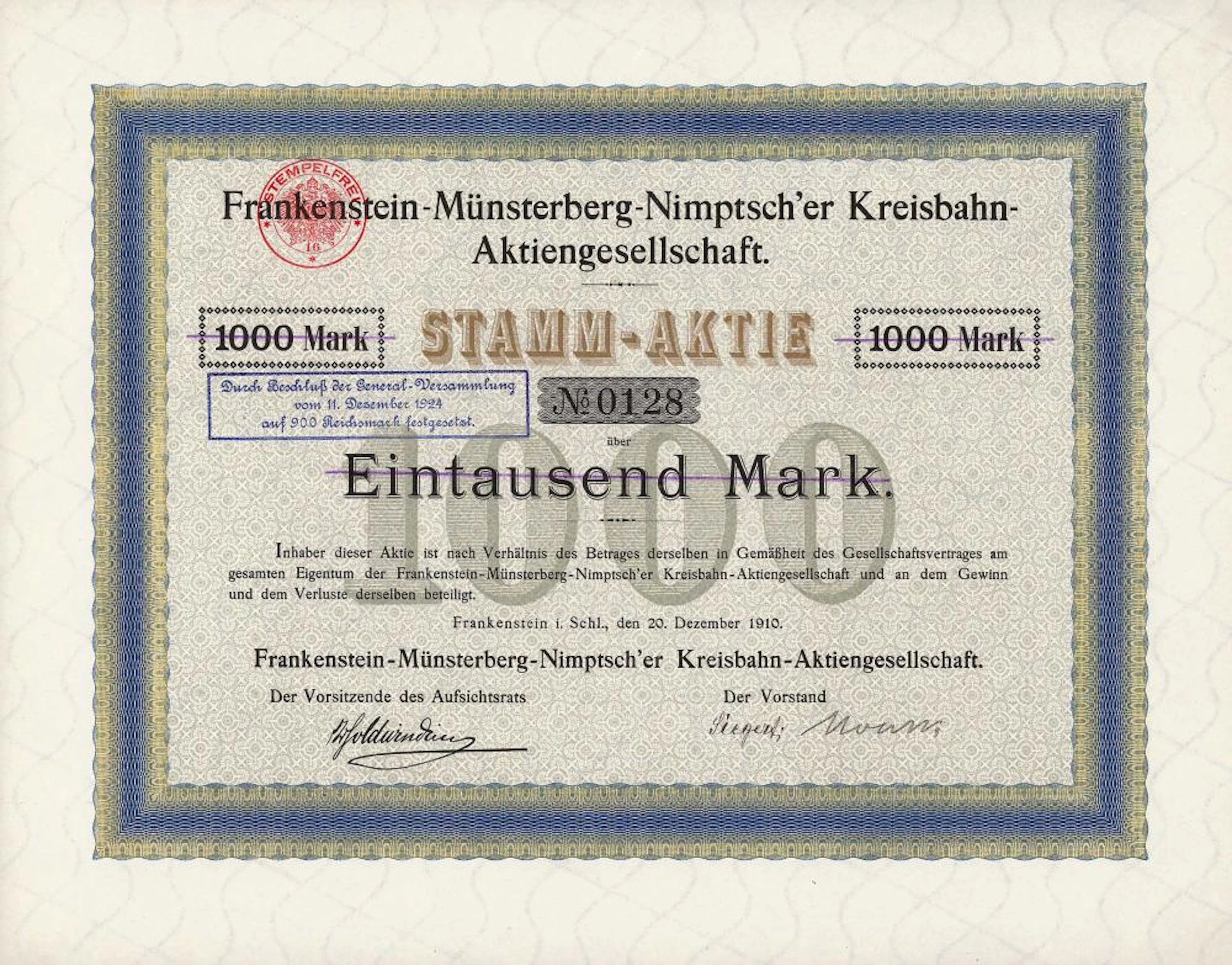 Frankenstein-Münsterberg-Nimptsch?er Kreisbahn-AG